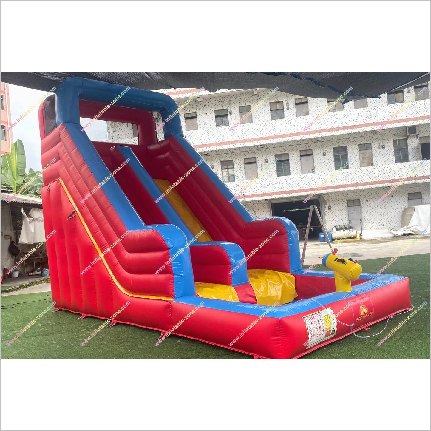 Inflatable Water Slide For Sale Near Me Yard Playground Equipment Commercial Water Slide Pool Splash Zone
