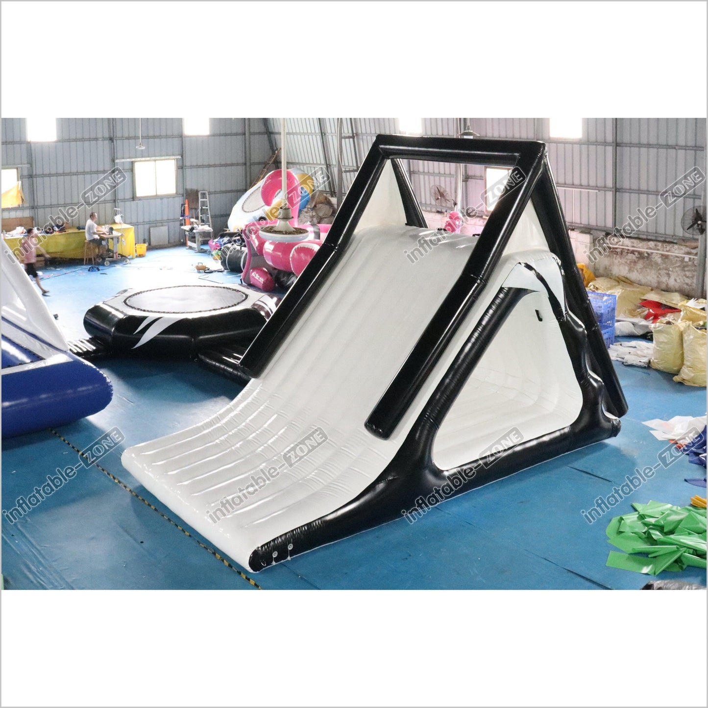 Commercial Giant Inflatable Water Toys Inflatable Floating Water Climbing Slide Combo Inflatable Water Trampoline - Inflatable-Zone