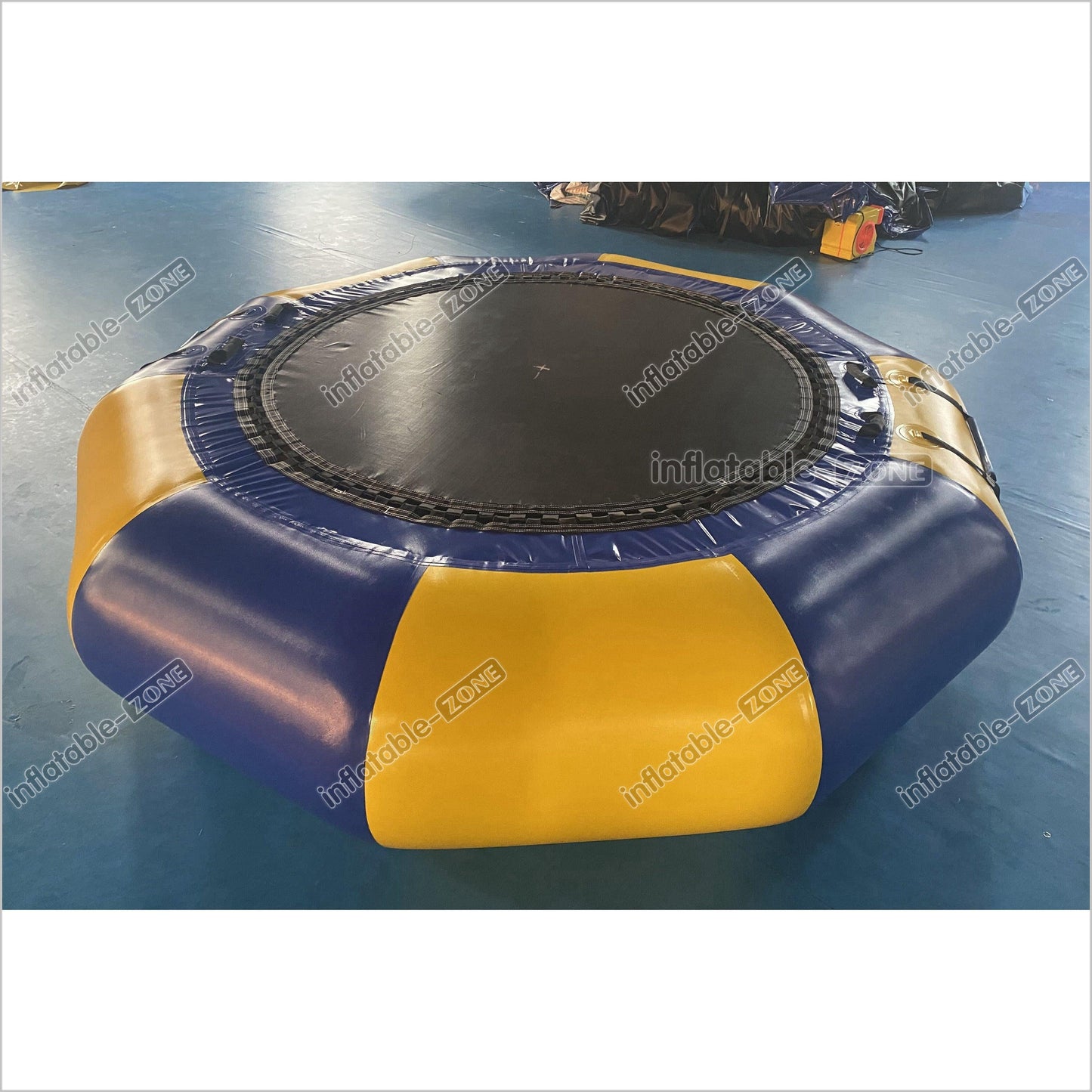 Inflatable Water Trampoline Inflatable Jumping Bed Floating Round Inflatable Water Jumper Bounce Equipment - Inflatable-Zone