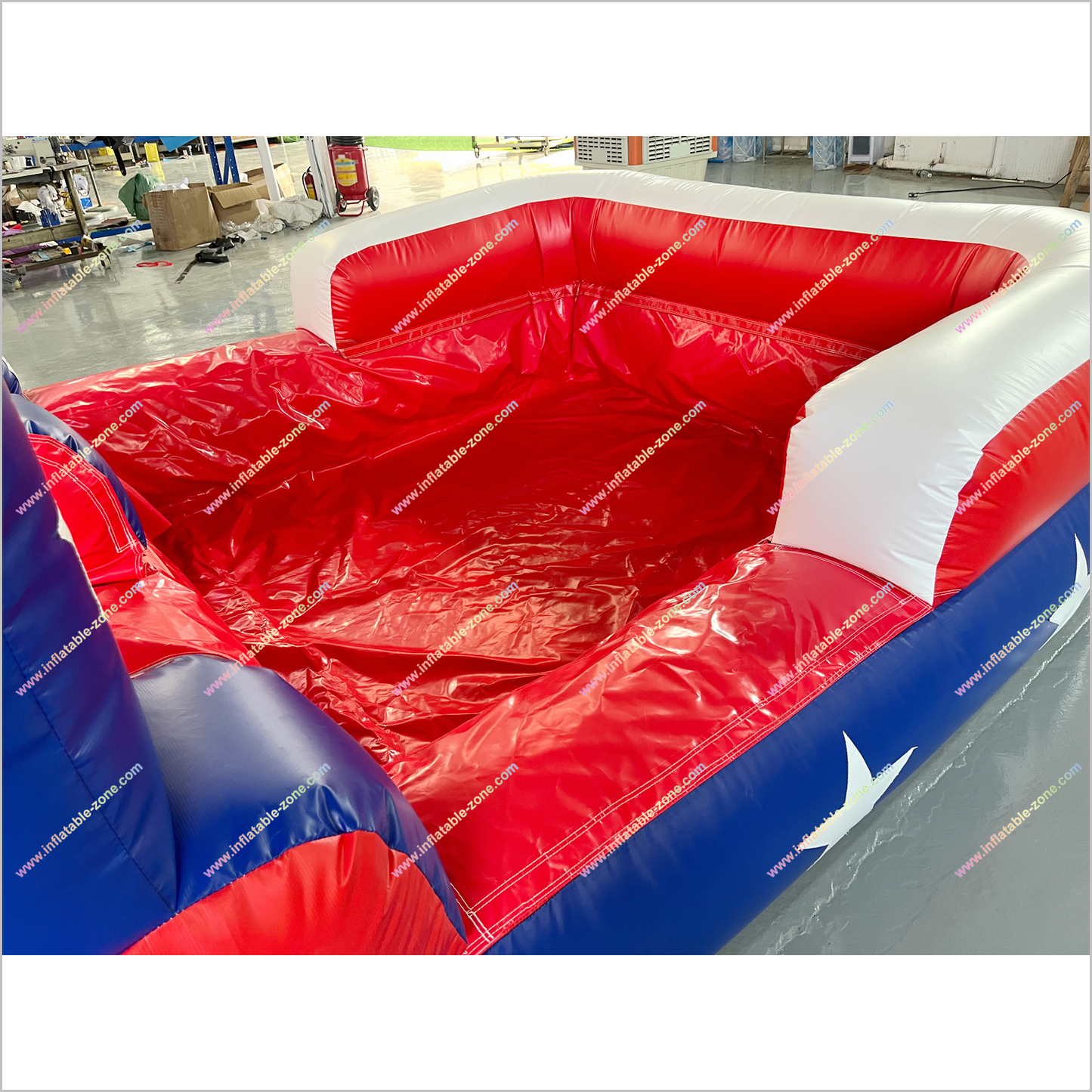 Inflatable Waterslide Rentals Near Me Arch American Flag Double Lane Slip And Slide With Pool