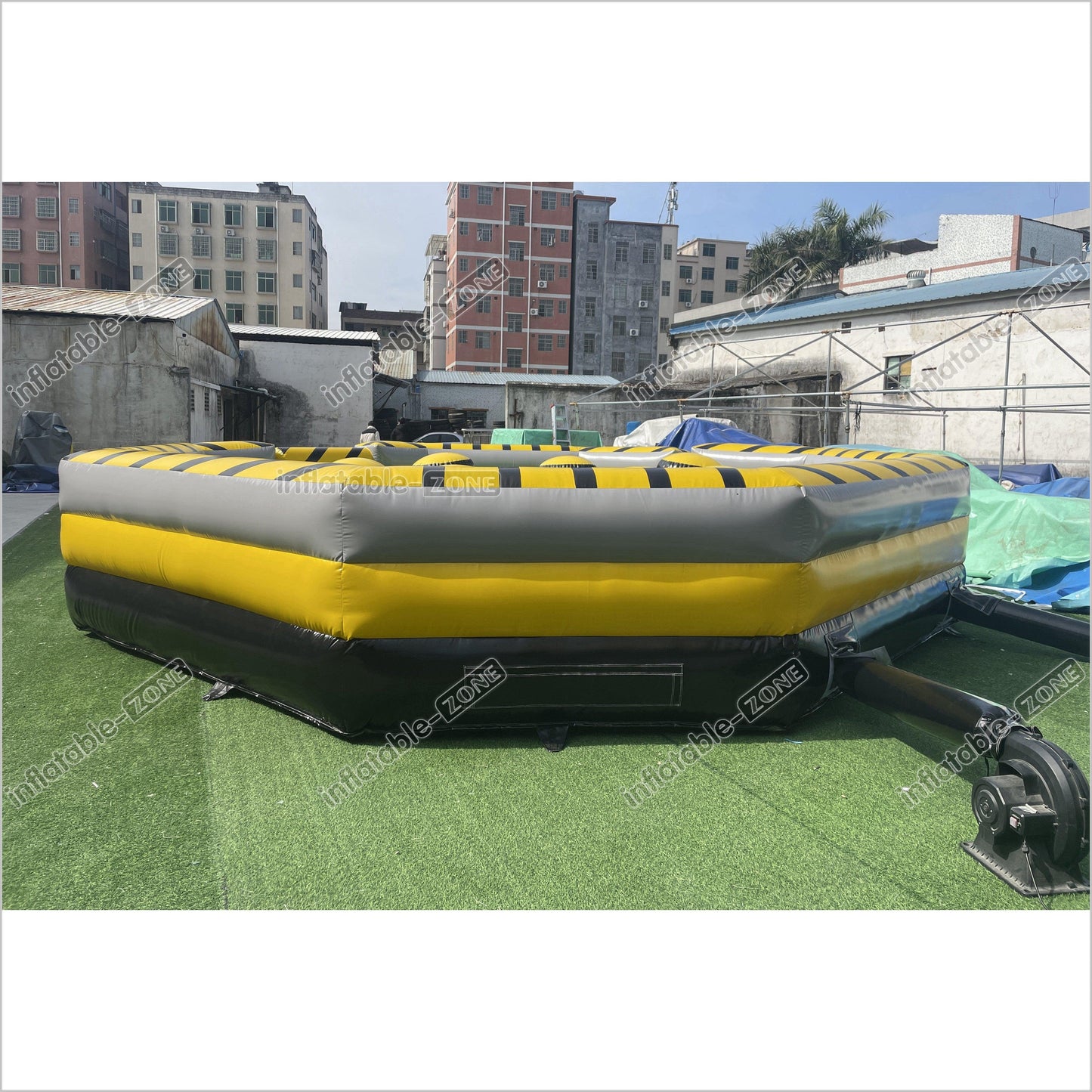 Outdoor Inflatable Meltdown Machine Inflatable Wipeout Eliminator Mechanical Rodeo Game With Inflatable Mattress - Inflatable-Zone