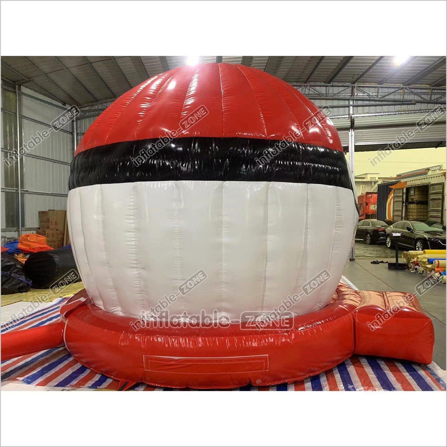 Fun Inflatable Pokeball Bouncer Jumping Pokeball Bouncy Castle With Slide For Kids And Adults - Inflatable-Zone