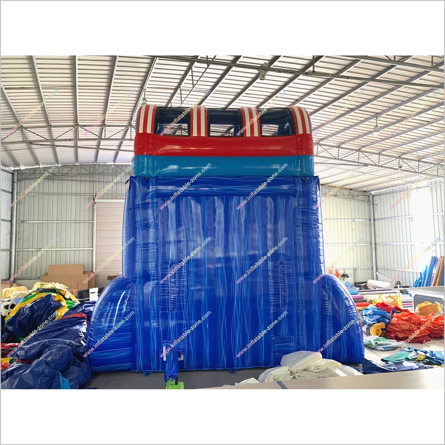 Large Inflatable Water Slide For Adults Commercial Indoor Play Area Equipment Inflatable Double Slip And Slide With Pool