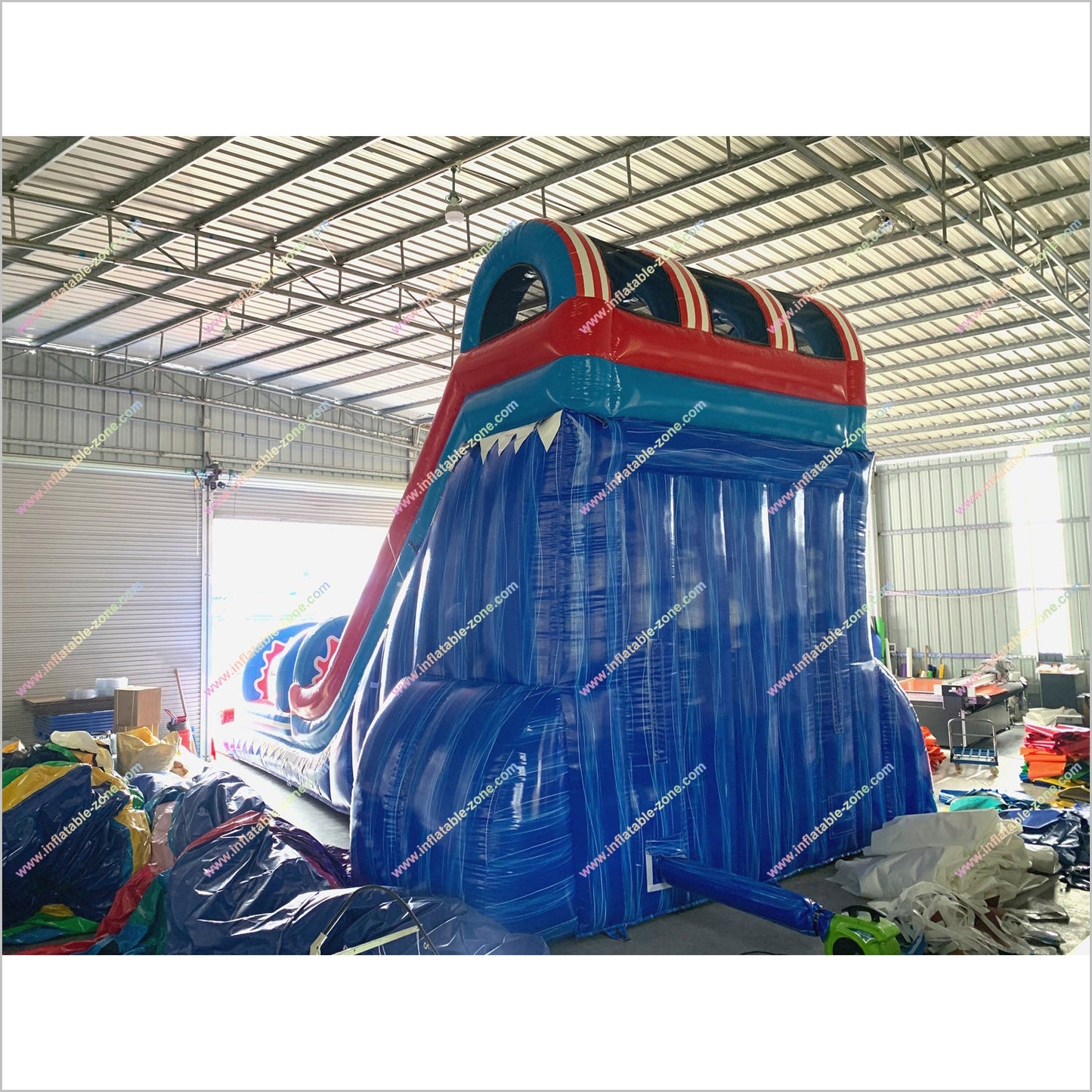 Large Inflatable Water Slide For Adults Commercial Indoor Play Area Equipment Inflatable Double Slip And Slide With Pool