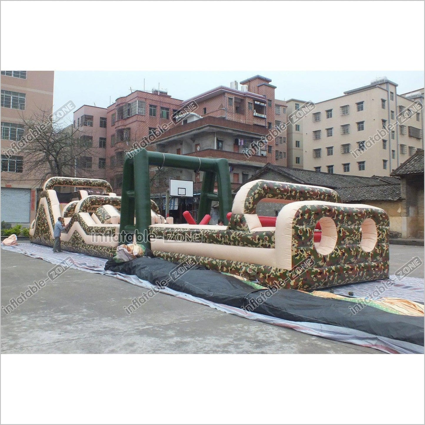 World'S Largest Inflatable Assault Course Boot Camp Bouncy Castle Inflatable Military Obstacle Course Rental - Inflatable-Zone