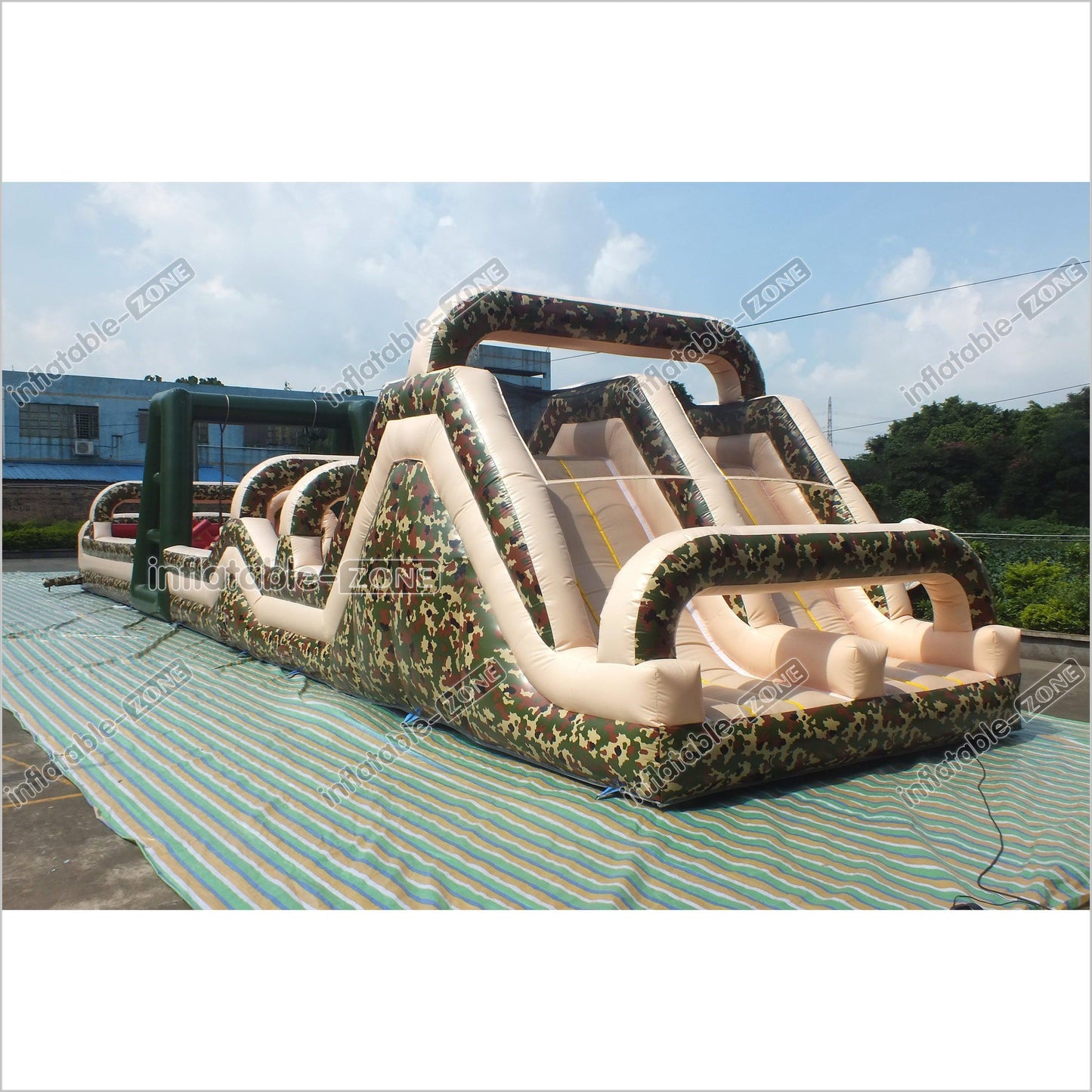 World'S Largest Inflatable Assault Course Boot Camp Bouncy Castle Inflatable Military Obstacle Course Rental - Inflatable-Zone