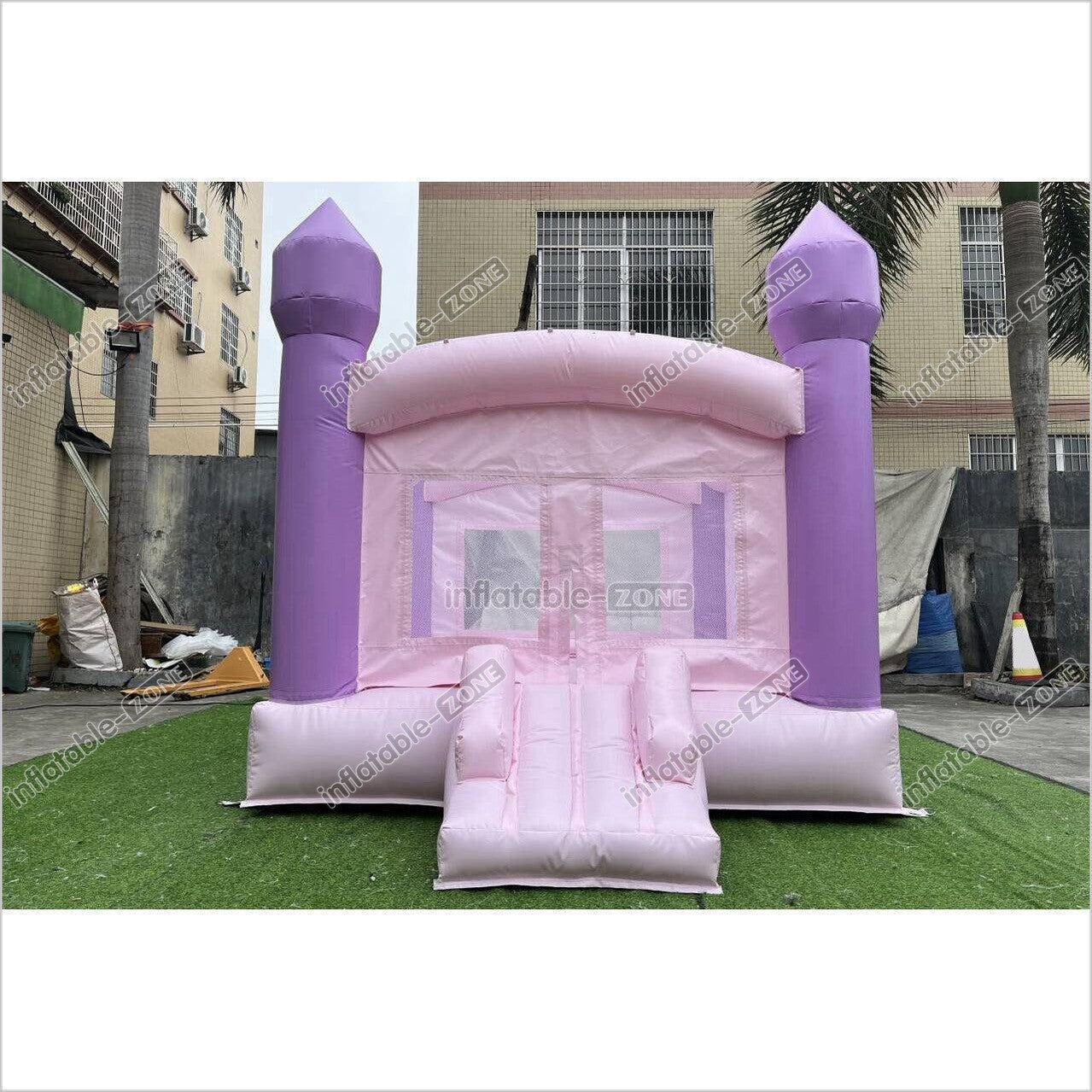 Mini Castle Bounce House Jumping Party Outdoor Best Inflatable Bouncer With Small Slide - Inflatable-Zone
