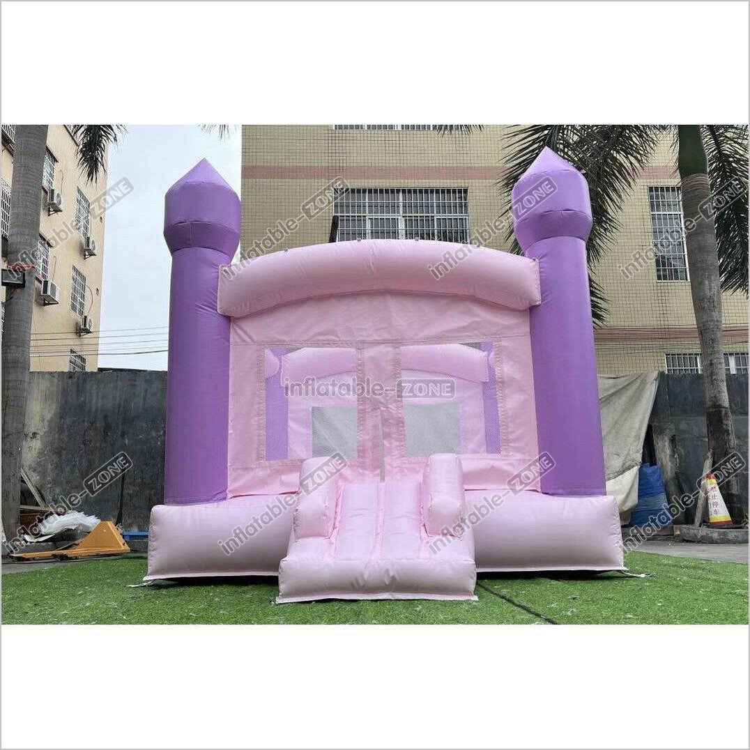 Mini Castle Bounce House Jumping Party Outdoor Best Inflatable Bouncer With Small Slide - Inflatable-Zone