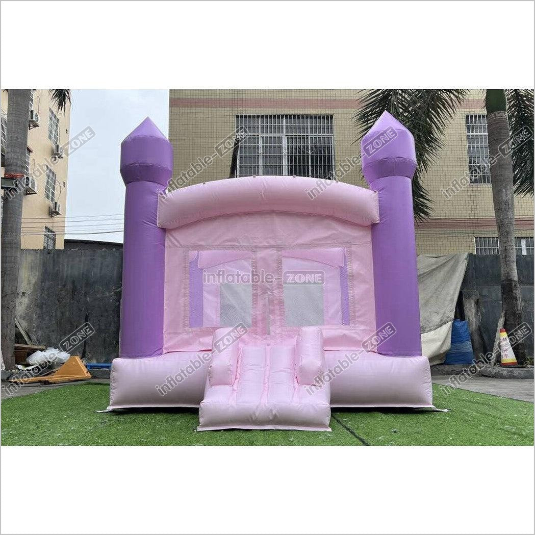 Mini Castle Bounce House Jumping Party Outdoor Best Inflatable Bouncer With Small Slide - Inflatable-Zone