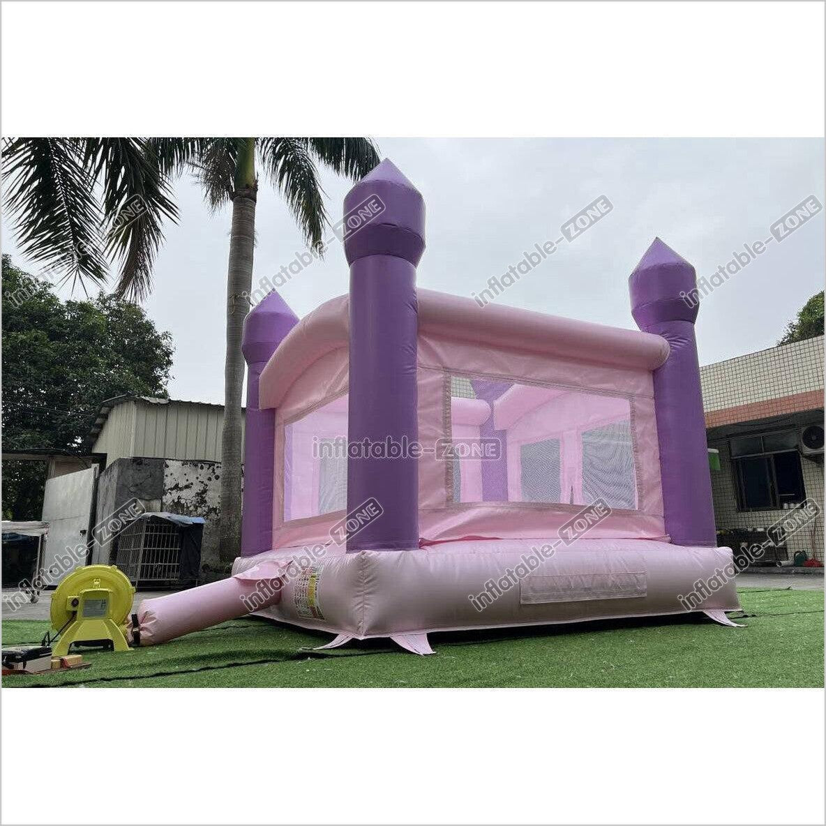 Mini Castle Bounce House Jumping Party Outdoor Best Inflatable Bouncer With Small Slide - Inflatable-Zone