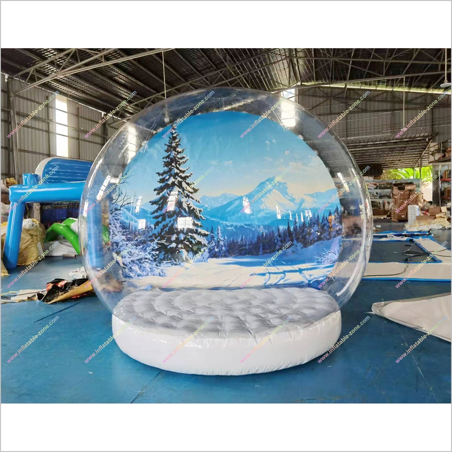 Outdoor Christmas Inflatable Snow Globes Clear Inflatable Tent Childrens Snow Globe Nearest Photo Booth - Inflatable-Zone