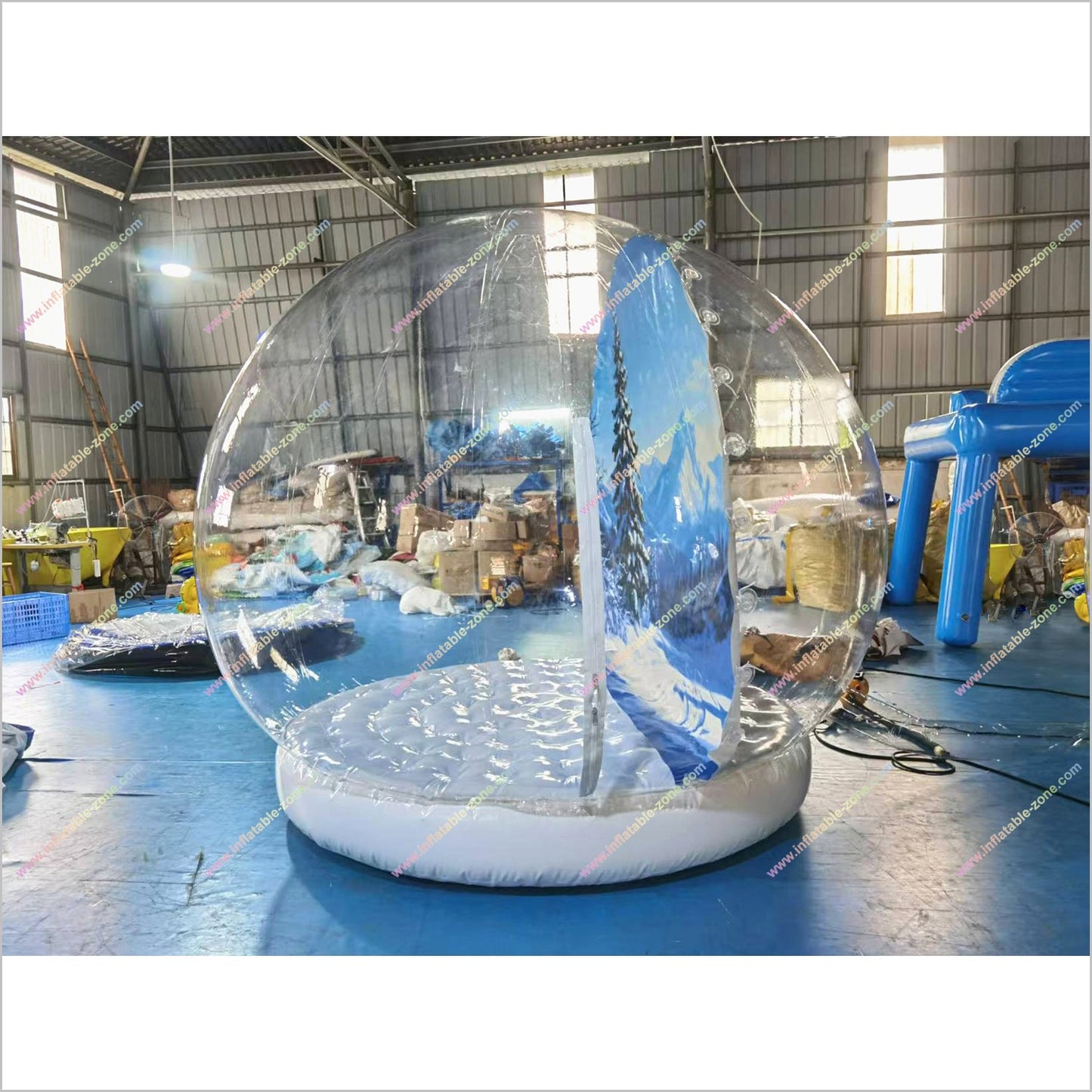 Outdoor Christmas Inflatable Snow Globes Clear Inflatable Tent Childrens Snow Globe Nearest Photo Booth - Inflatable-Zone