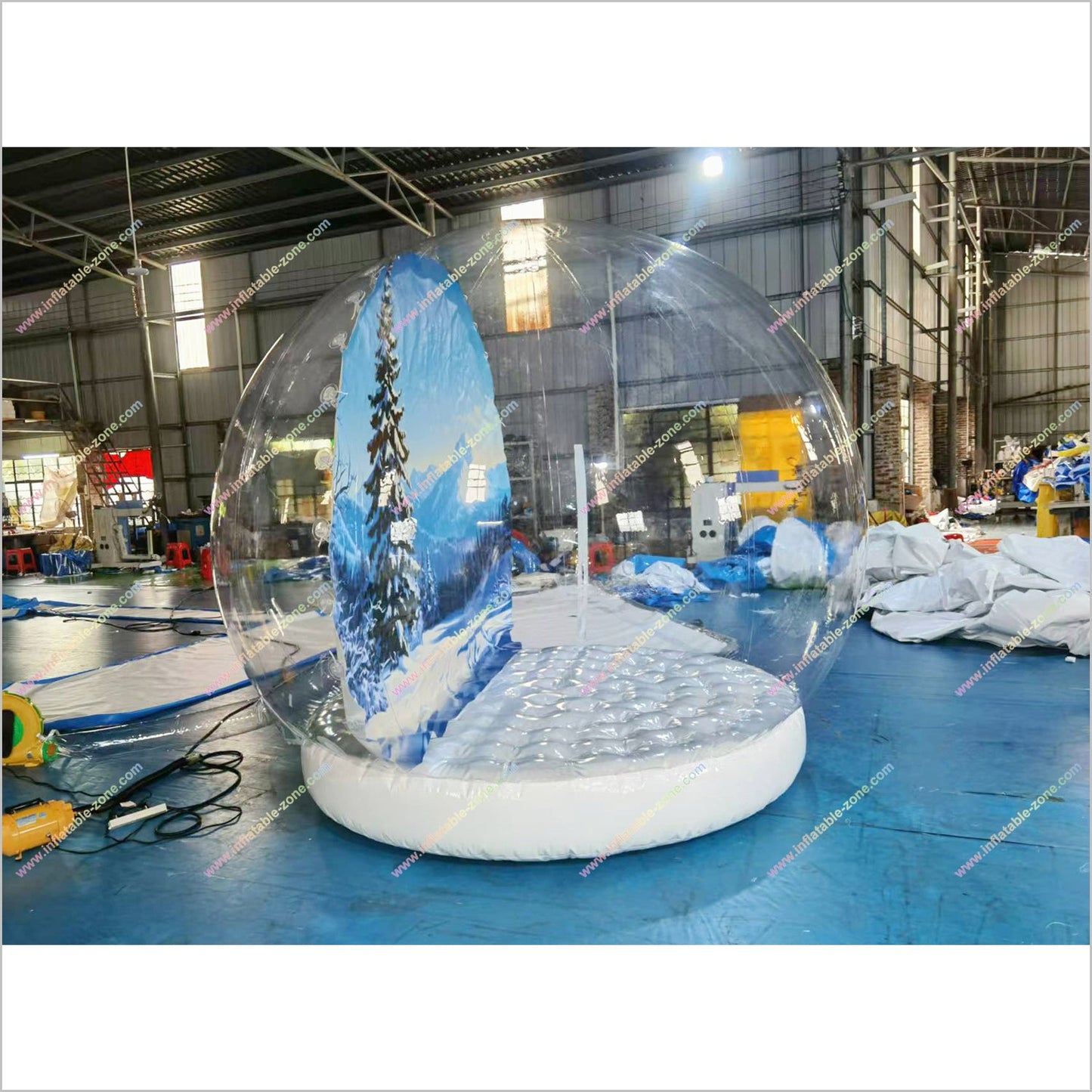 Outdoor Christmas Inflatable Snow Globes Clear Inflatable Tent Childrens Snow Globe Nearest Photo Booth - Inflatable-Zone