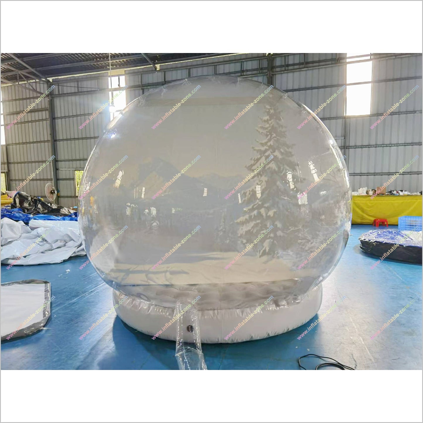 Outdoor Christmas Inflatable Snow Globes Clear Inflatable Tent Childrens Snow Globe Nearest Photo Booth - Inflatable-Zone
