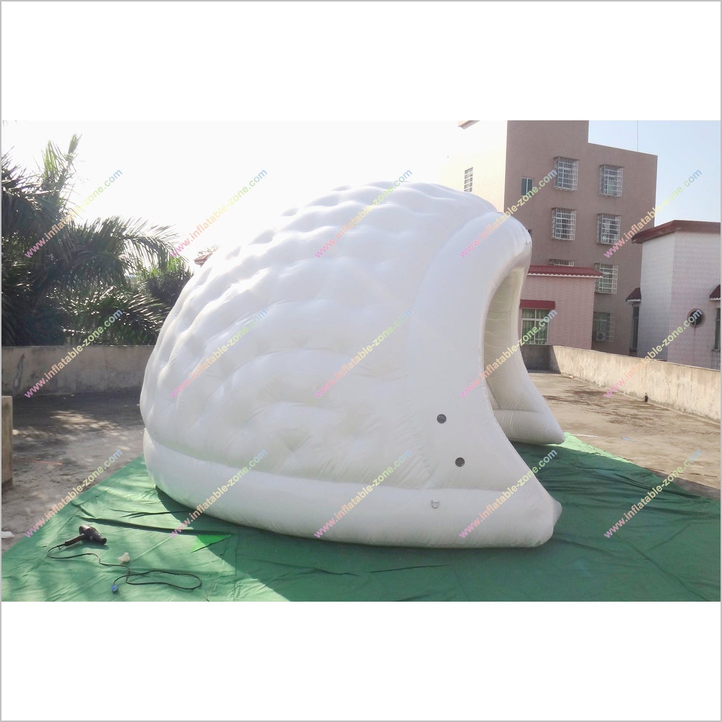 Outdoor Exhibition Inflatable Stage Cover White Party Tent Half Dome Inflatable Tent For Rent - Inflatable-Zone