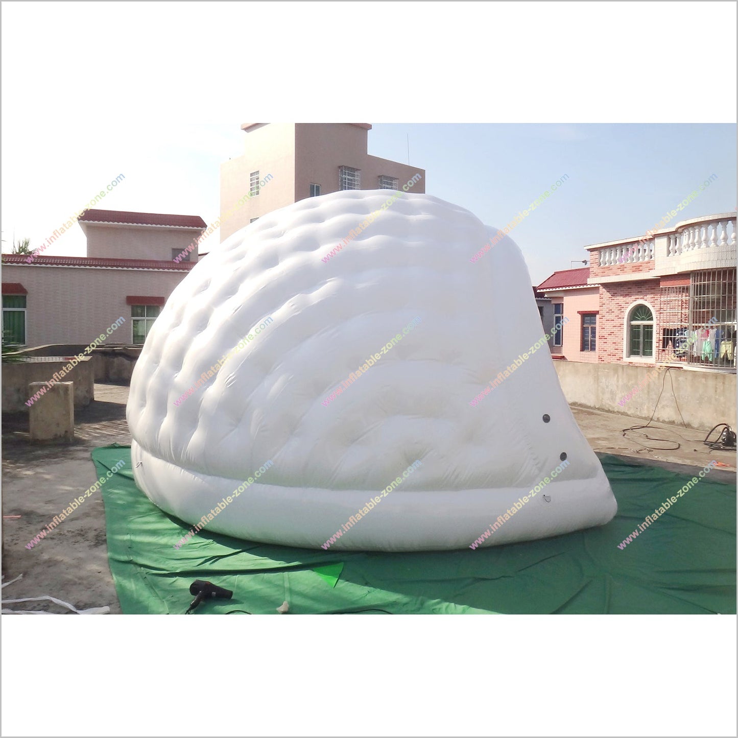 Outdoor Exhibition Inflatable Stage Cover White Party Tent Half Dome Inflatable Tent For Rent - Inflatable-Zone