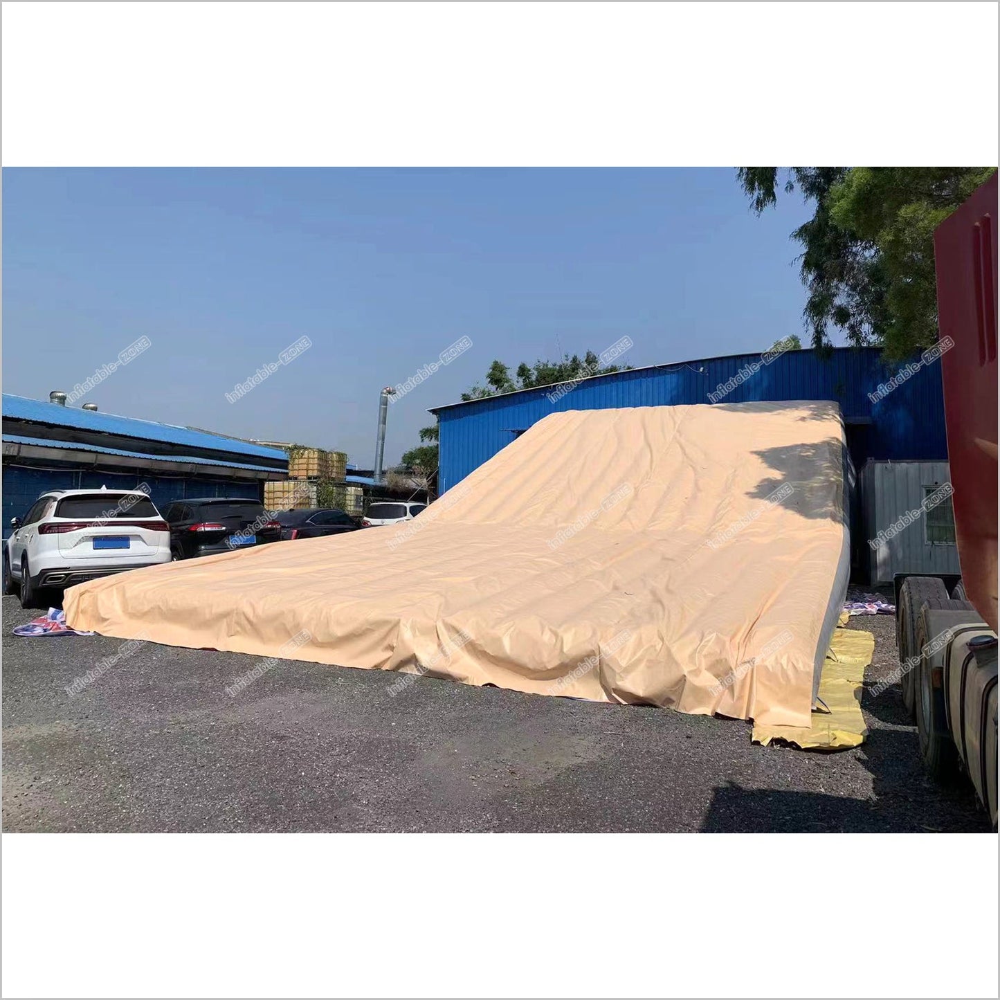 Outdoor Extreme Sports Big Air Bag Jump Park Play Equipment Inflatable Landing Ramp Airbag For Stunts - Inflatable-Zone