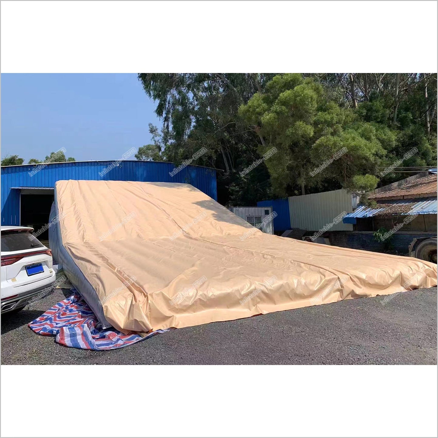 Outdoor Extreme Sports Big Air Bag Jump Park Play Equipment Inflatable Landing Ramp Airbag For Stunts - Inflatable-Zone