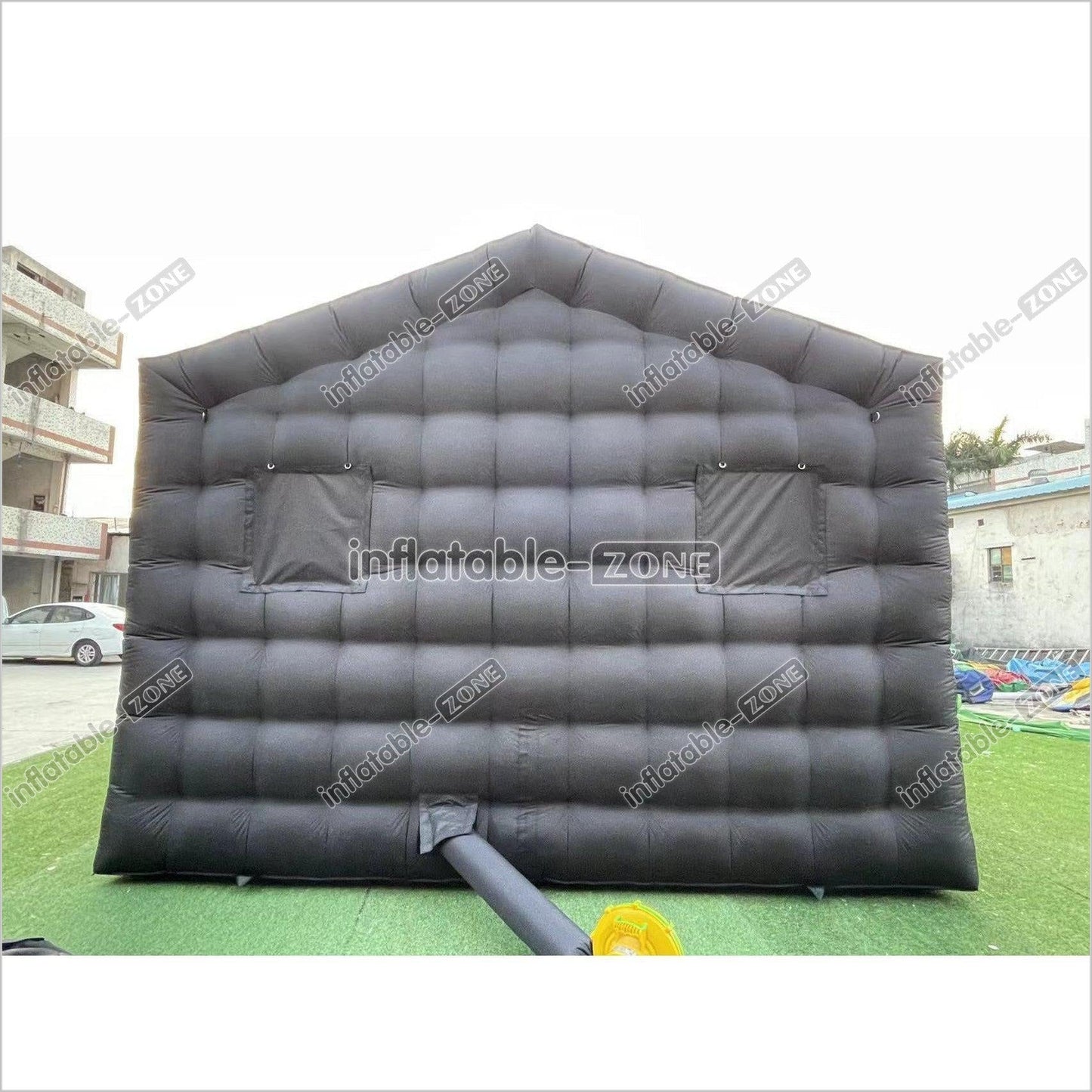Outdoor Inflatable Nightclub Tent Commercial Black Backyard Blow Up Club Inflatable Party Cube Disco Bar Tent - Inflatable-Zone