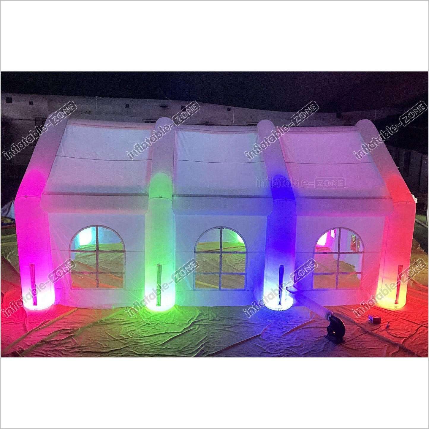 Large Inflatable Tent Outdoor Inflatable Party Tent Led Light Wedding Inflatable Tents - Inflatable-Zone