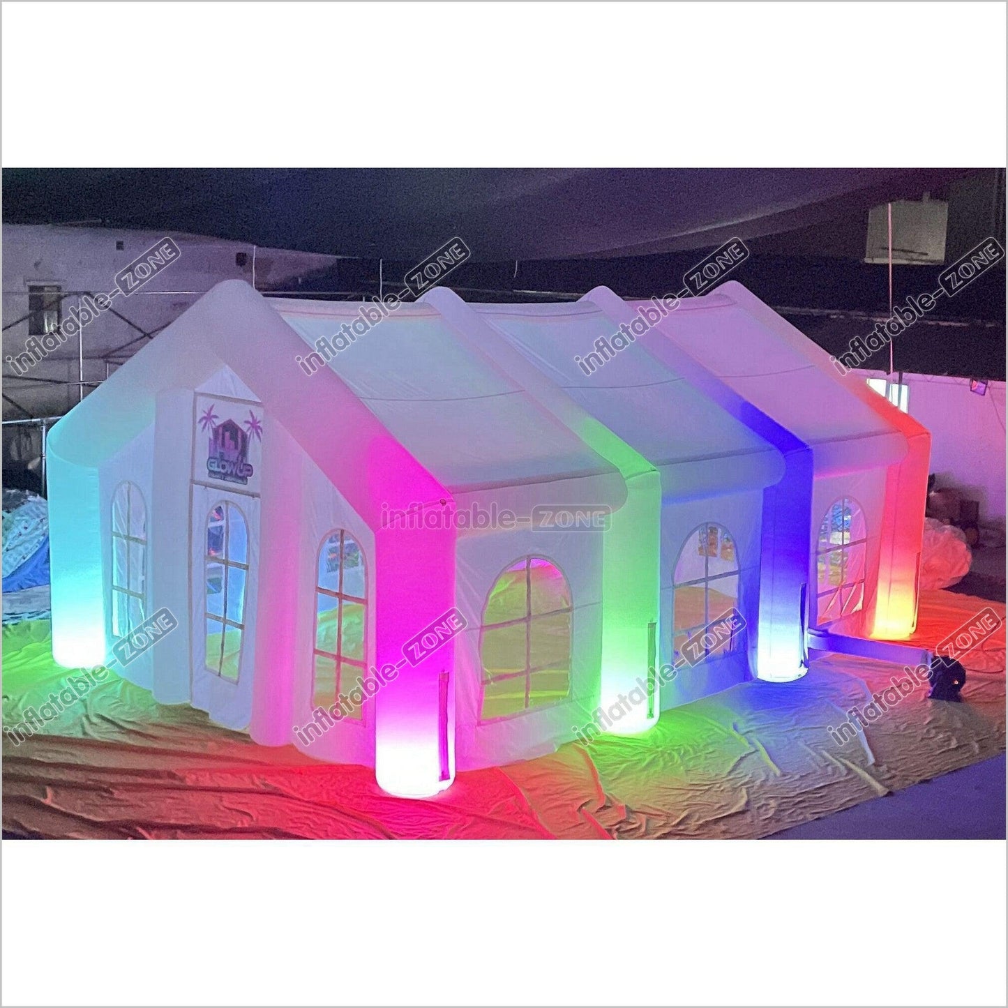 Large Inflatable Tent Outdoor Inflatable Party Tent Led Light Wedding Inflatable Tents - Inflatable-Zone