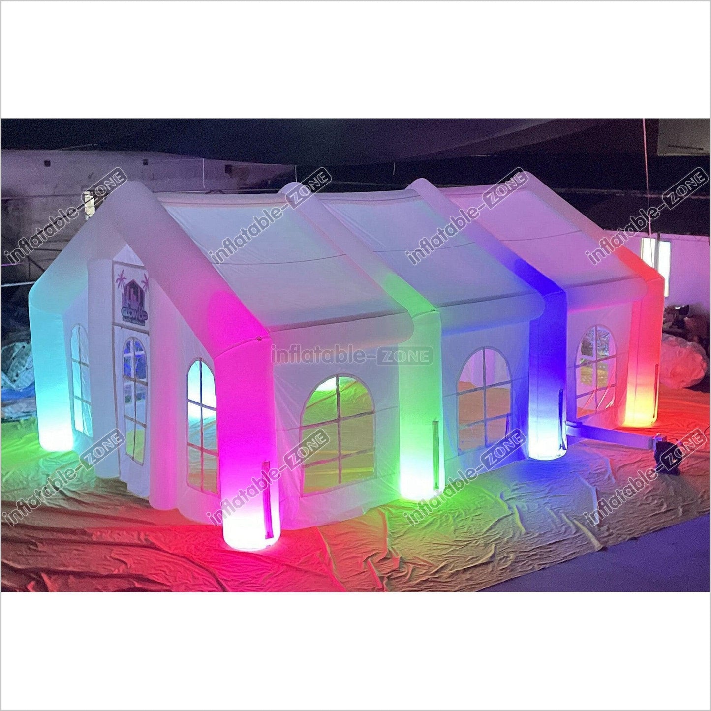 Large Inflatable Tent Outdoor Inflatable Party Tent Led Light Wedding Inflatable Tents - Inflatable-Zone
