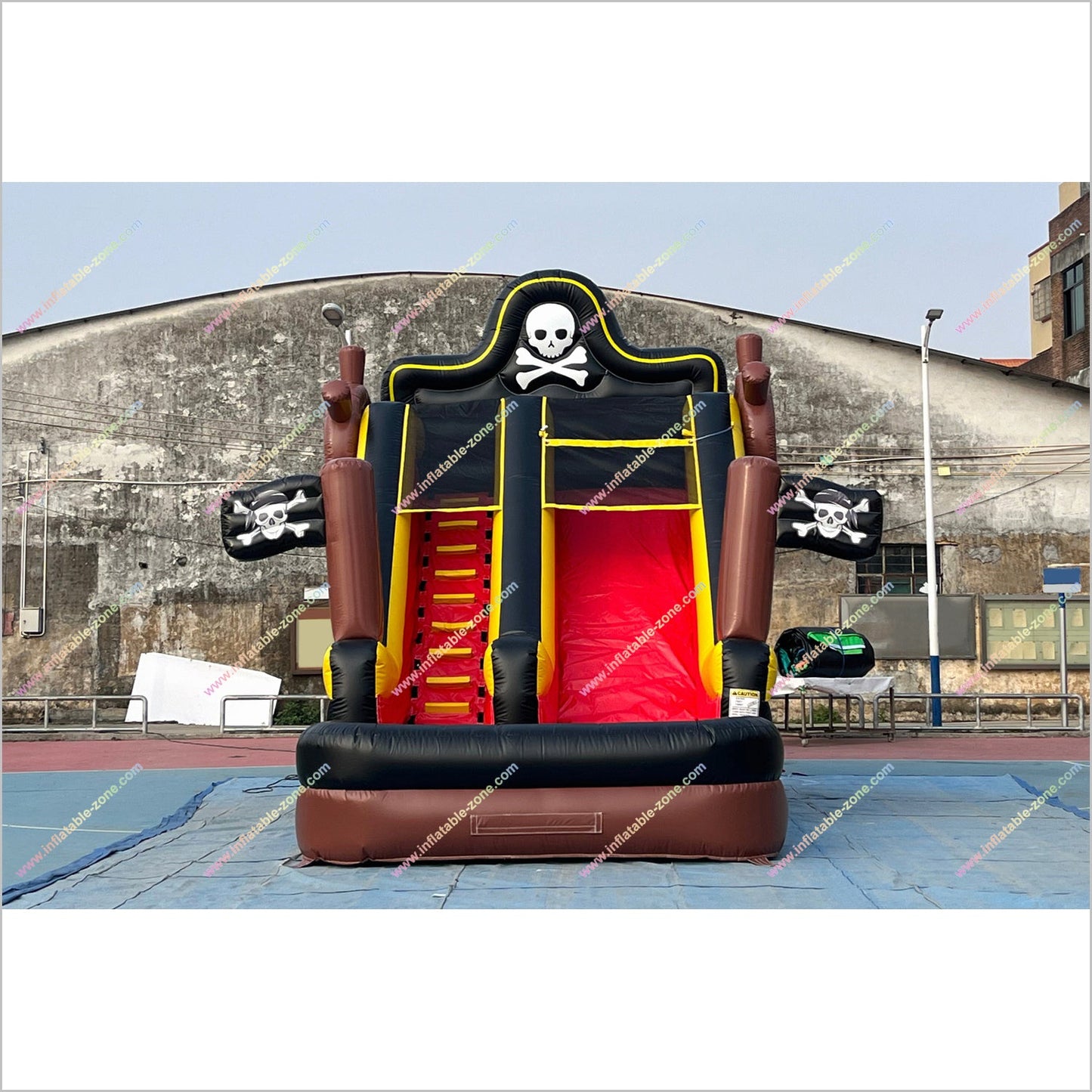 Pirate Inflatable Water Slide Amusement Park Near Me Adult Bouncy Water Slide Inflatable Pool Rental