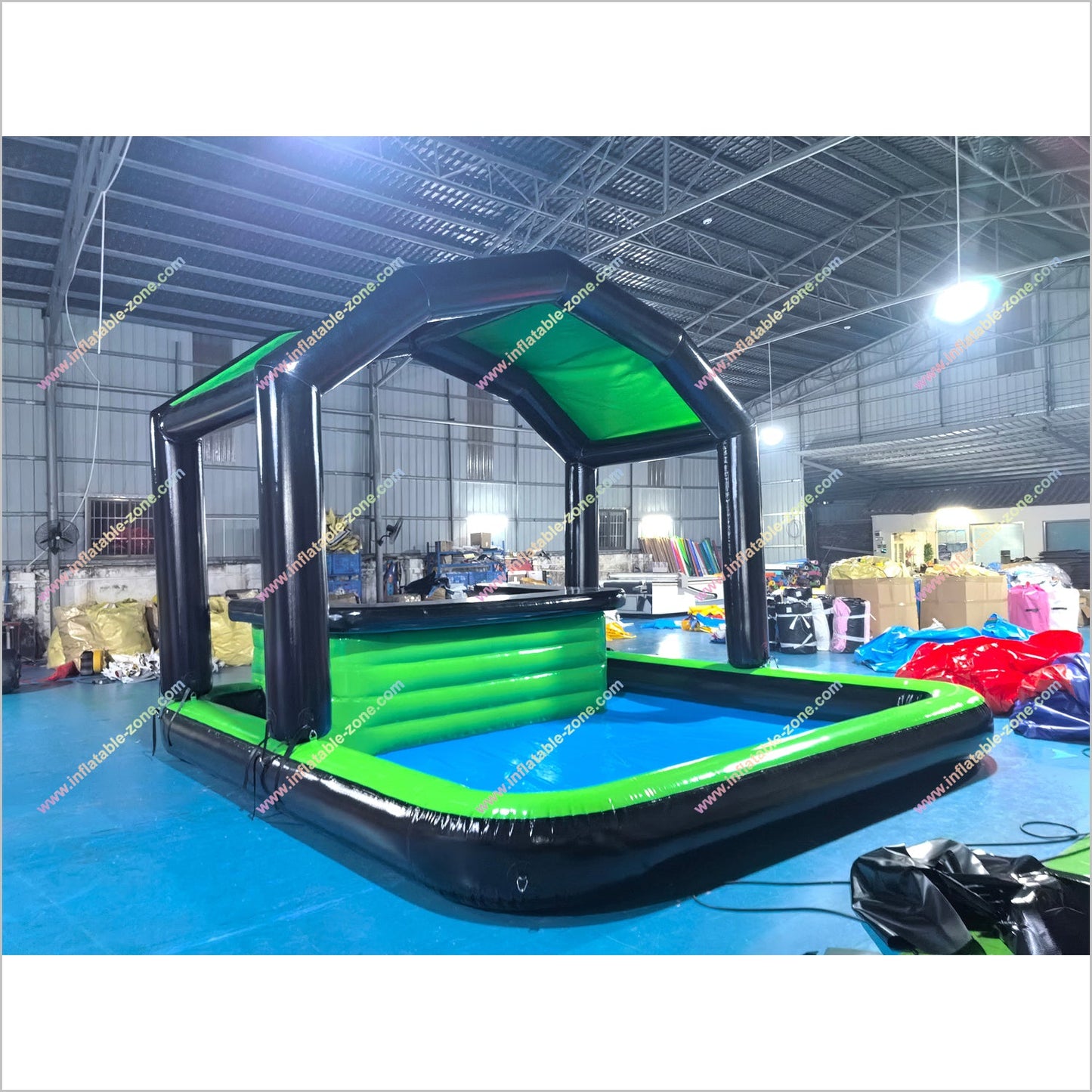 Play Family Inflatable Pool Bar Event Tent Rental Portable Water Floating Bar For Swimming Pool