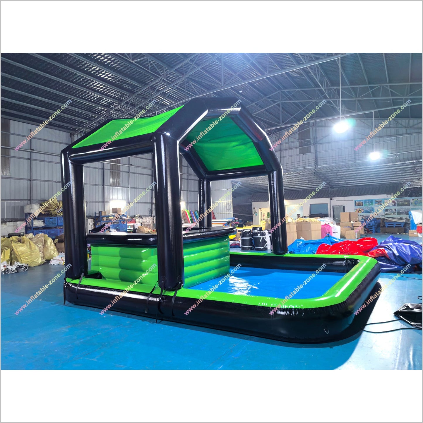 Play Family Inflatable Pool Bar Event Tent Rental Portable Water Floating Bar For Swimming Pool