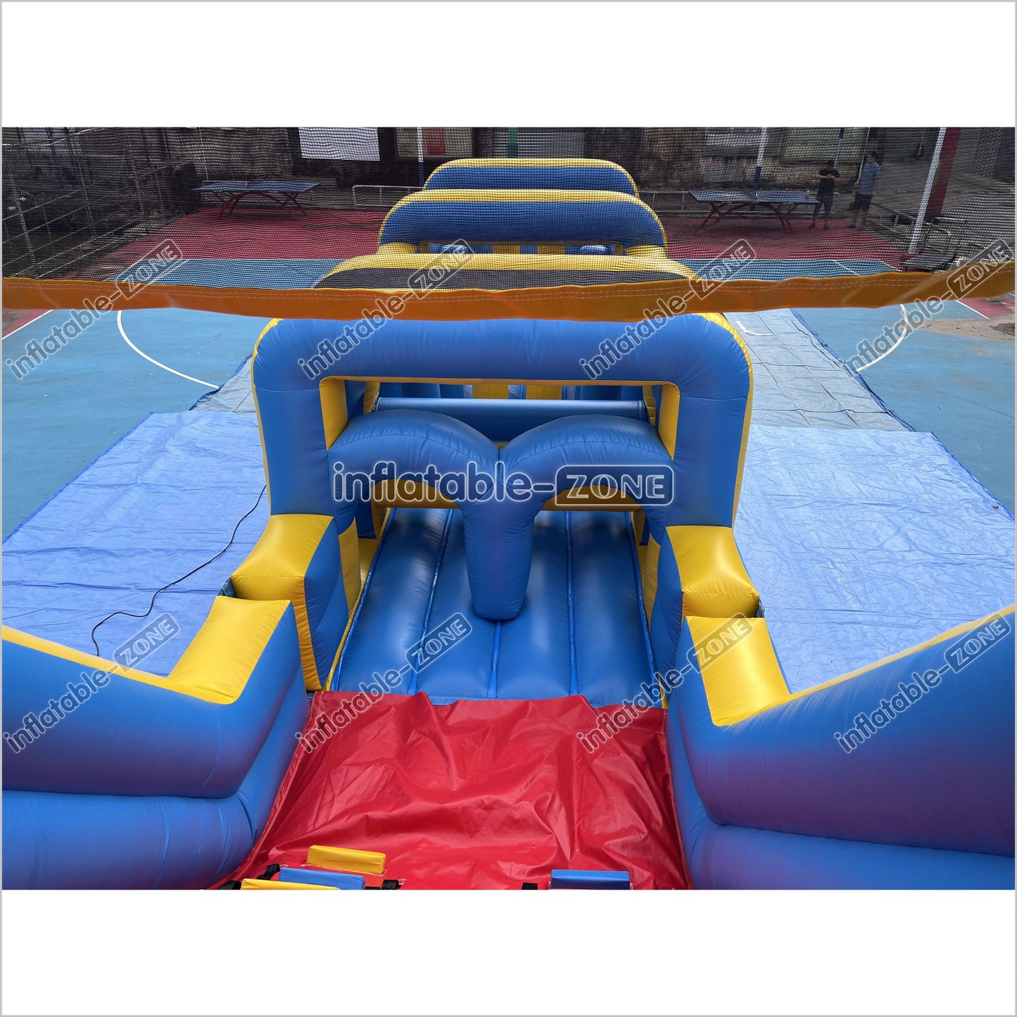 Team Playground Inflatable Obstacle Course Kids Commercial Bouncy Jumping Castle Outdoor Obstacle Course Equipment - Inflatable-Zone