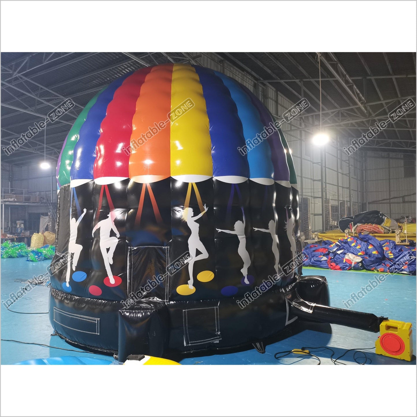 Inflatable Bounce Castle Disco Bouncer Music Bouncy Castle Bounce House - Inflatable-Zone