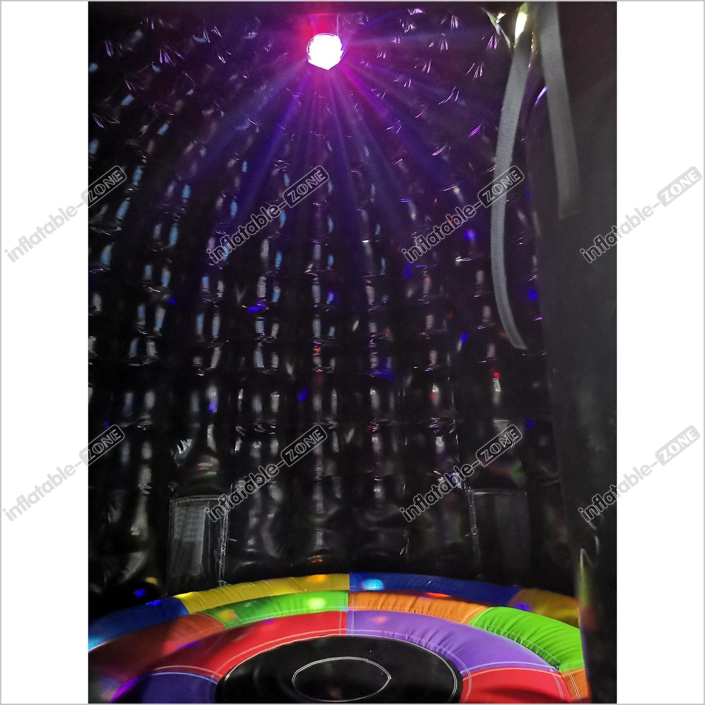 Inflatable Bounce Castle Disco Bouncer Music Bouncy Castle Bounce House - Inflatable-Zone