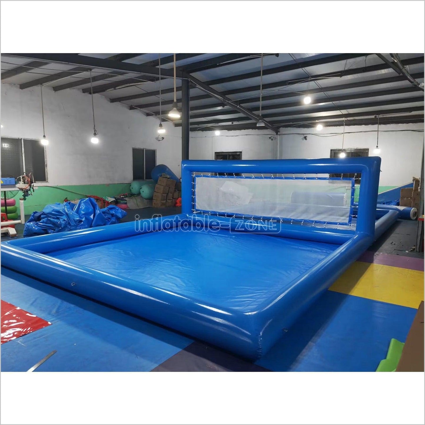 Inflatable Volleyball Court Pool Blow Up Water Volleyball Court Inflatable Outdoor Volleyball Court - Inflatable-Zone