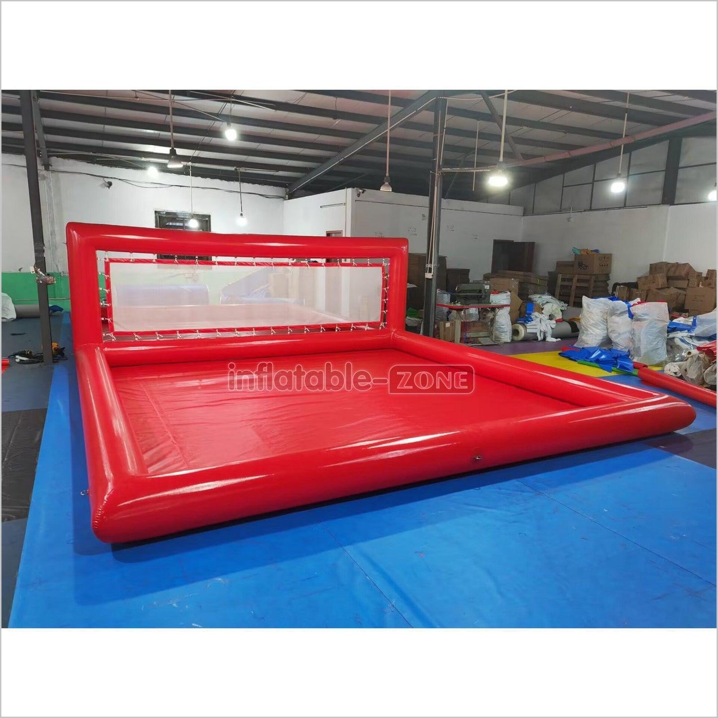 Inflatable Volleyball Court Pool Blow Up Water Volleyball Court Inflatable Outdoor Volleyball Court - Inflatable-Zone