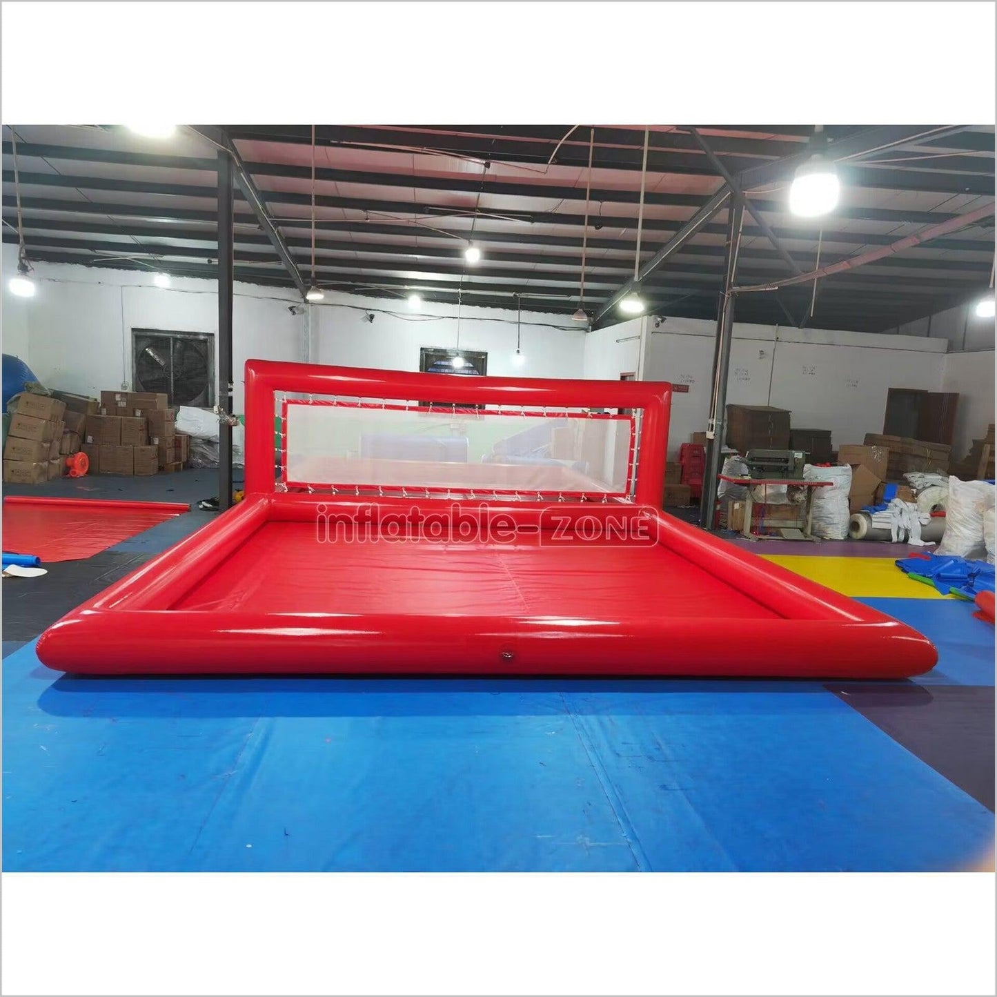 Inflatable Volleyball Court Pool Blow Up Water Volleyball Court Inflatable Outdoor Volleyball Court - Inflatable-Zone
