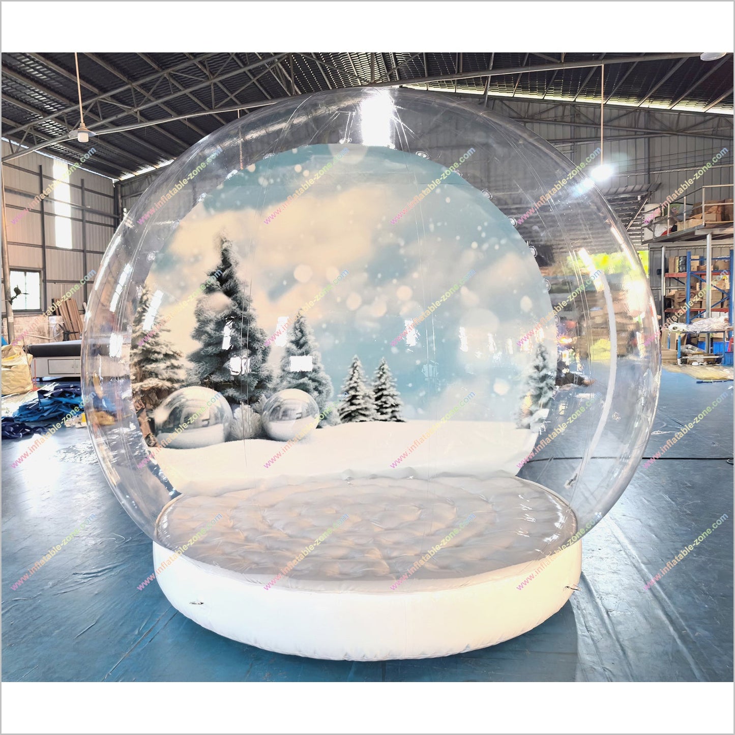 Retro Snow Globes Clear Inflatable Bubble Dome Personal Snow Globe Christmas Decorations Sale - Inflatable-Zone
