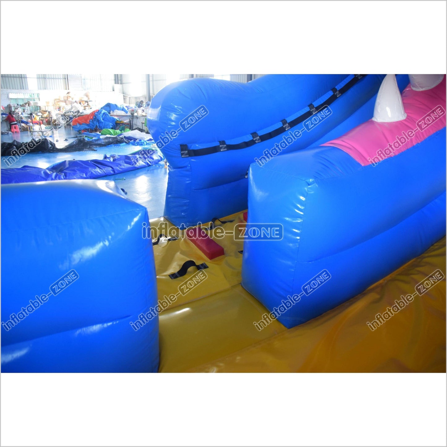 Big Shark Attack Inflatable Slides Commercial Dry Inflatable Bounce Blow Up Slide Party Jump Rentals Near Me - Inflatable-Zone