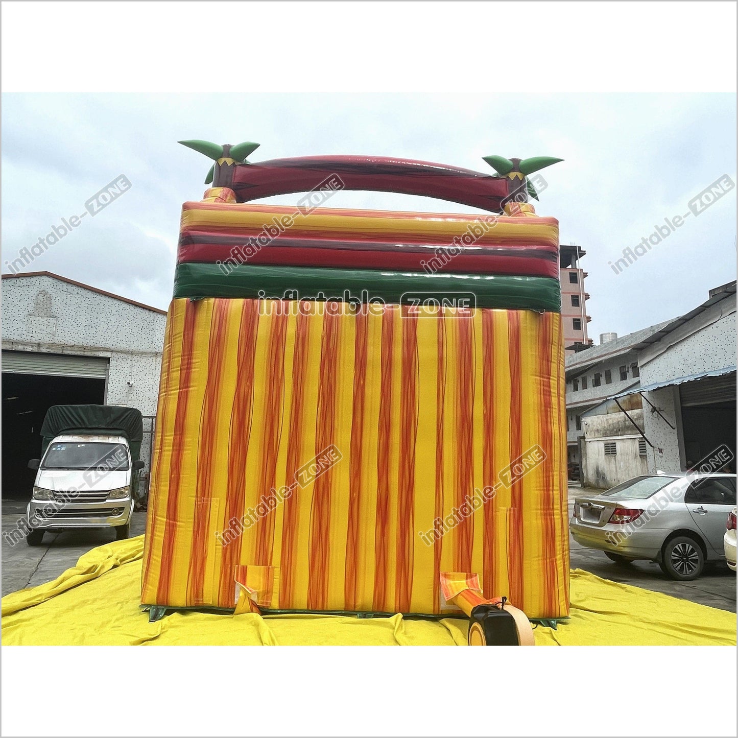 Sunny Fun Inflatable Water Slide Commercial Grade Inflatable Double Water Slide With Splash Pool - Inflatable-Zone