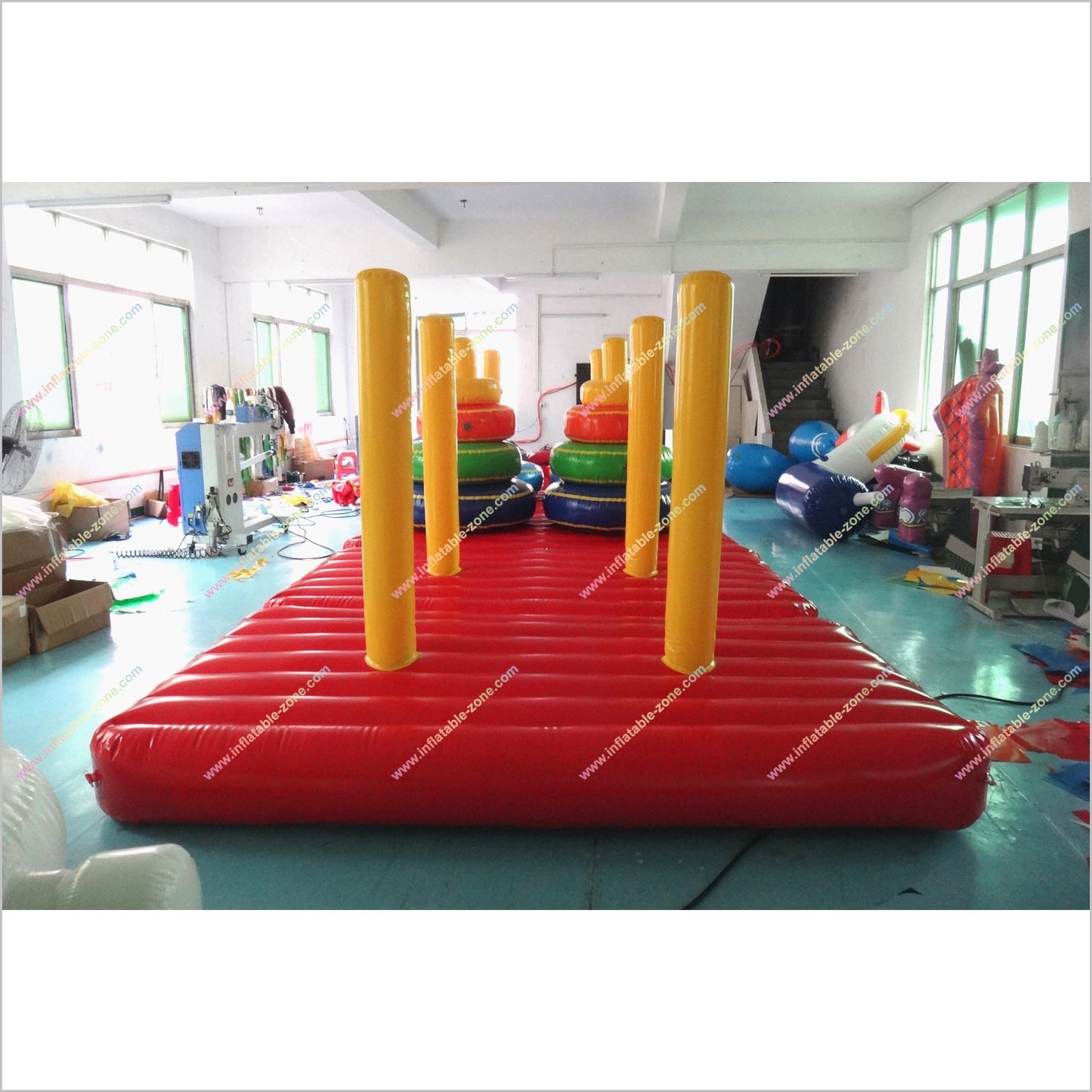 Team Building Games Inflatable Tower Of Hanoi Interactive Move Ring Toss Inflatable Sports Toys - Inflatable-Zone