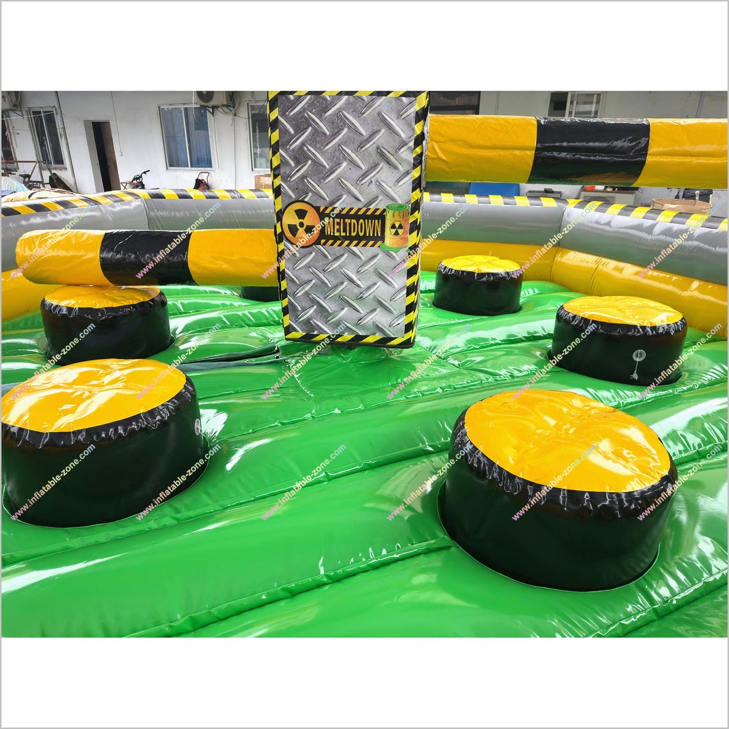 Toxic Meltdown Inflatable Rental Near Me Wipeout Sport Meltdown Game Inflatable Amusement Park Equipment For Sale