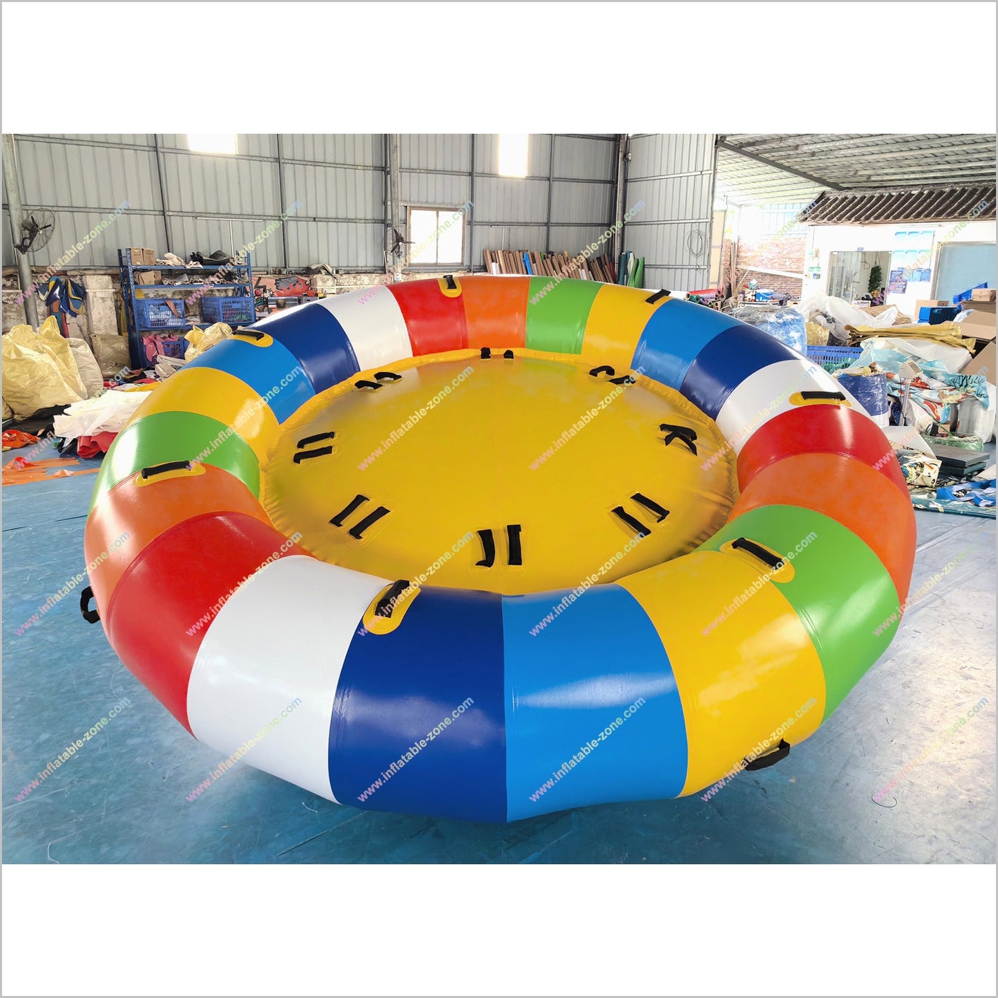 Water Game Online UFO Inflatable Disco Boat Water Rotating Gyroscope Inflatable Flying Towable Tubes For Boating - Inflatable-Zone