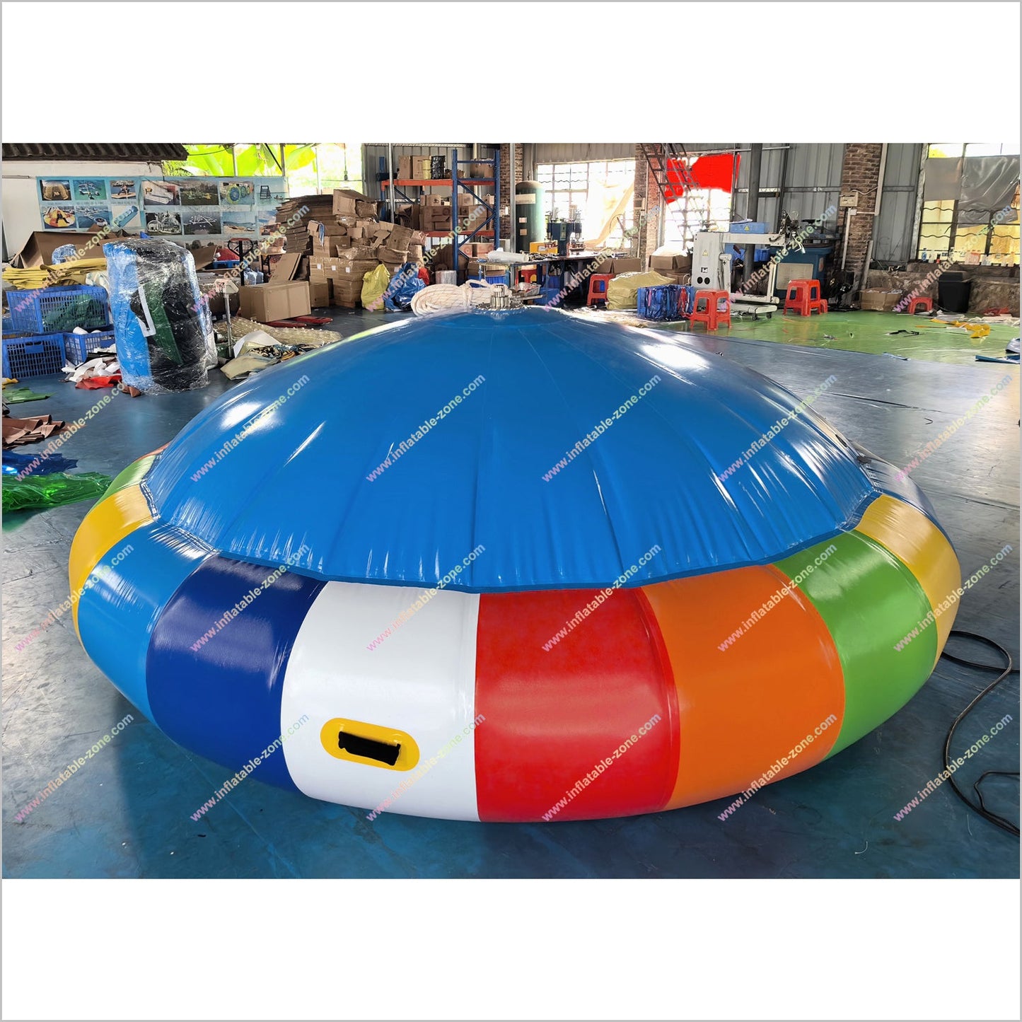 Water Game Online UFO Inflatable Disco Boat Water Rotating Gyroscope Inflatable Flying Towable Tubes For Boating - Inflatable-Zone