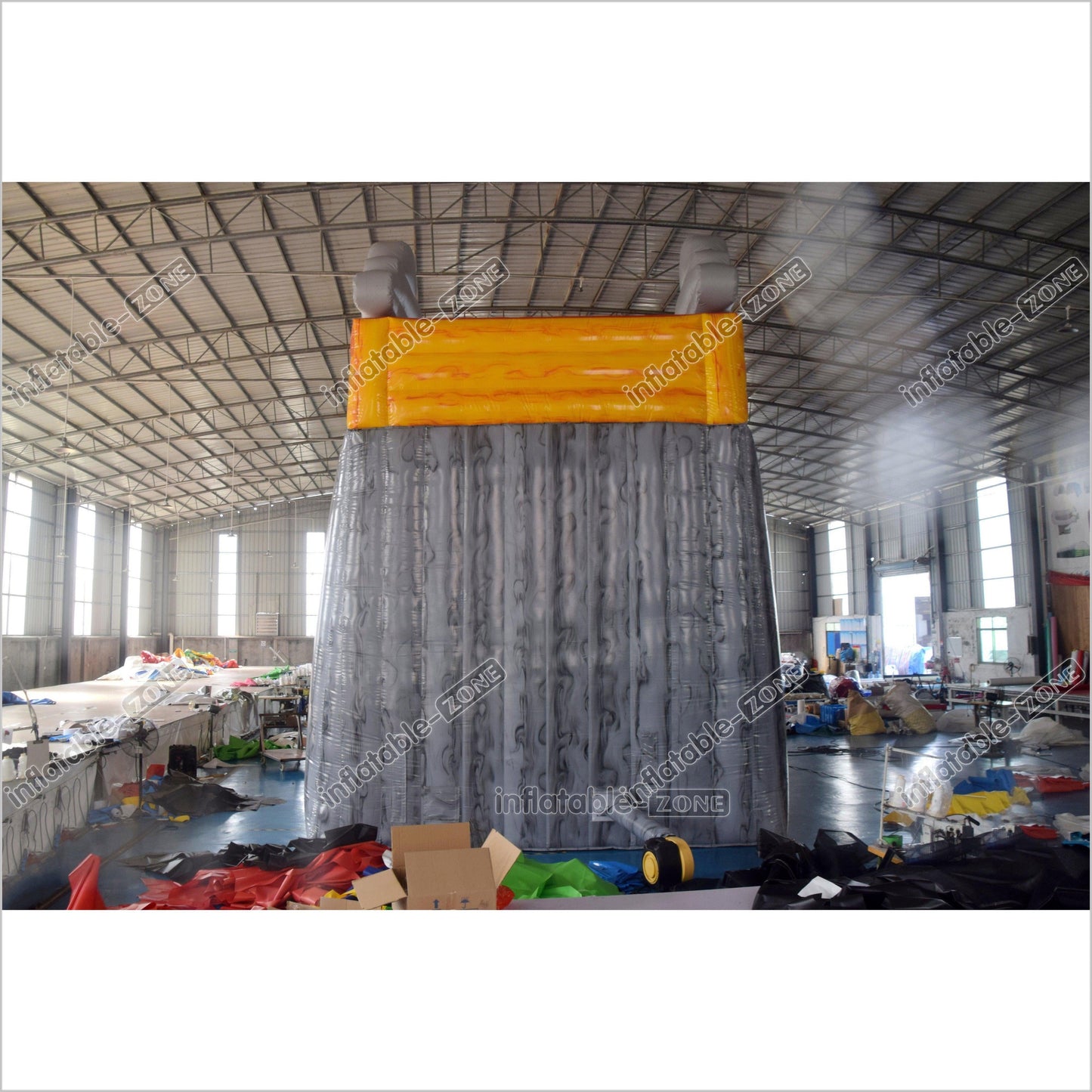 Volcano Lava Inflatable Slide Large Blow Up Inflatable Wave Dual Lane Slip And Slide Jumping For Parties - Inflatable-Zone