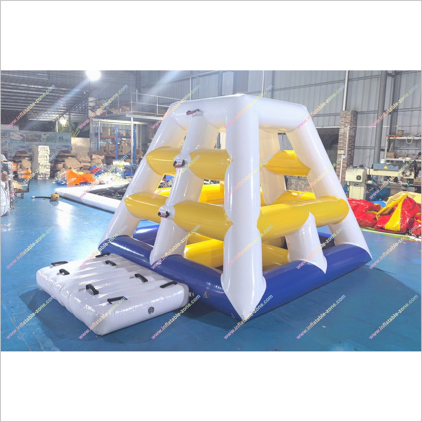 Water Park Floating Inflatable Pyramid Aquatic Sport Ladder Climbing Jungle Gym Near Me Water Toy Game - Inflatable-Zone