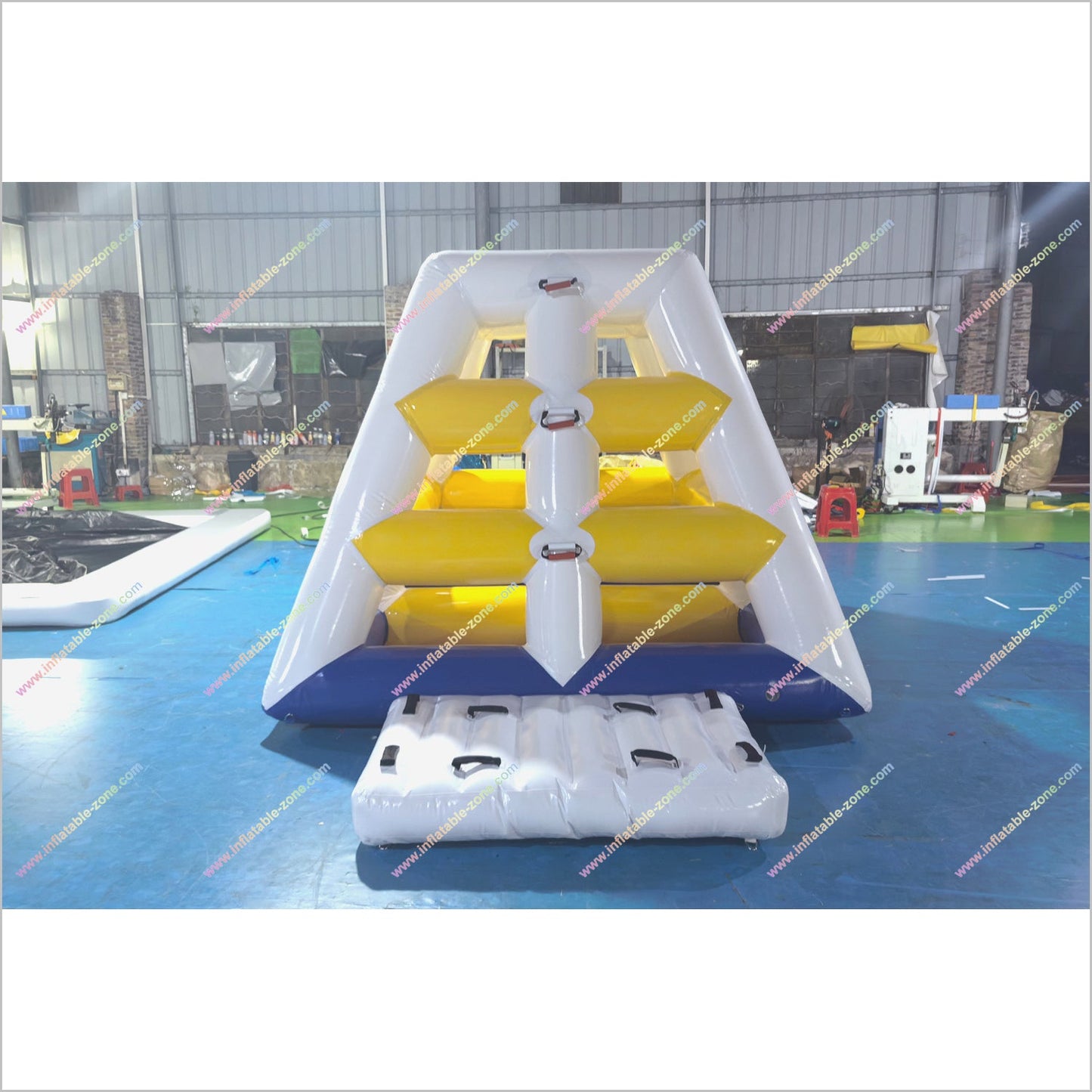 Water Park Floating Inflatable Pyramid Aquatic Sport Ladder Climbing Jungle Gym Near Me Water Toy Game - Inflatable-Zone