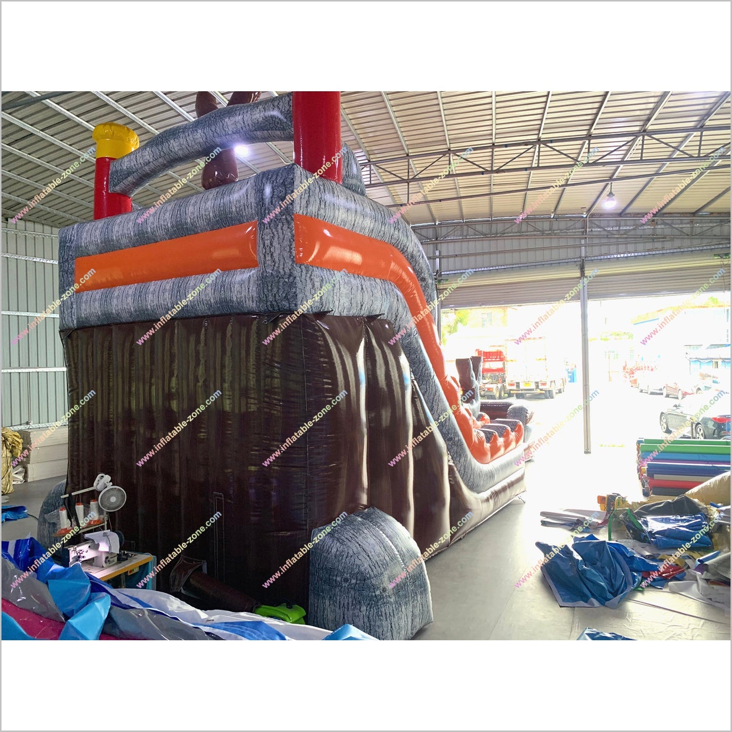 Buck Shot Water Slide Long Inflatable Castle Pool Indoor Party Bouncy Waterslide Near Me For Rent