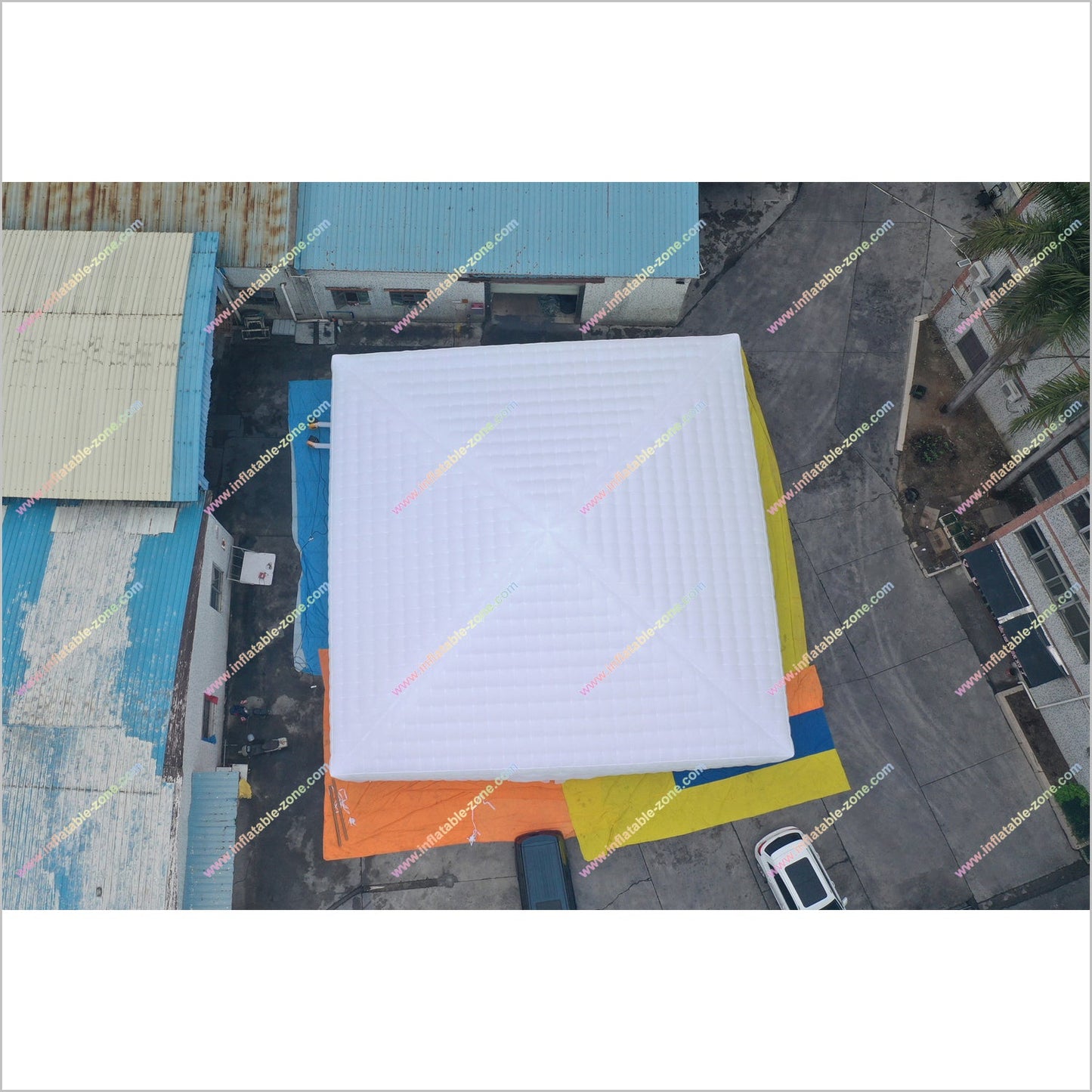 White Cube Inflatable Tent Event Portable Mobile Inflatable Commercial Tent Wedding Party House Rentals - Inflatable-Zone