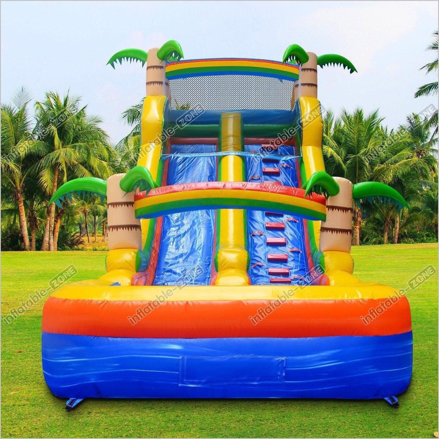 Inflatable Water Slides Commercial Pool, Blow Up Bounce House Water Slide Combo - Inflatable-Zone
