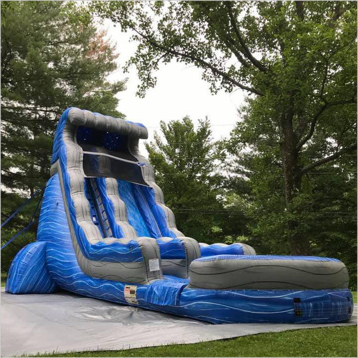Commercial Water Slide Ring Play Centre Dry Inflatable Bounce House Wet Paddling Pool - Inflatable-Zone