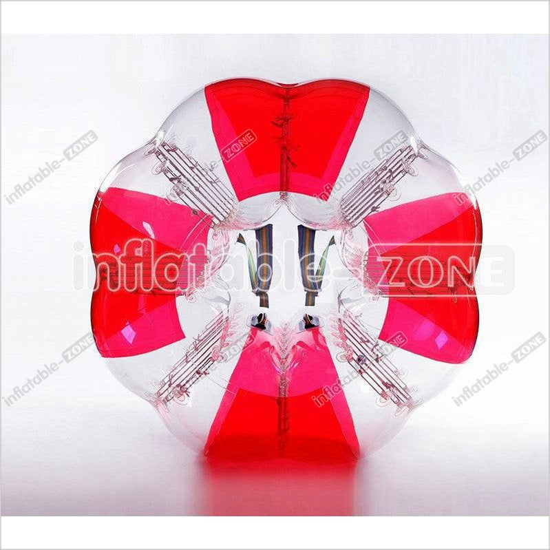 1.5M Buble Foot,Bubble Ball Game,Bumper Soccer-Red Flower - Inflatable-Zone